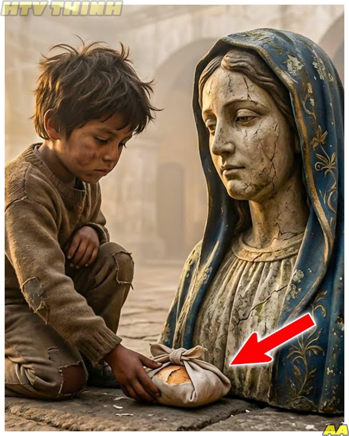 In Mexico, a beggar child offered bread to the Virgin Mary… and the unthinkable happened !!!