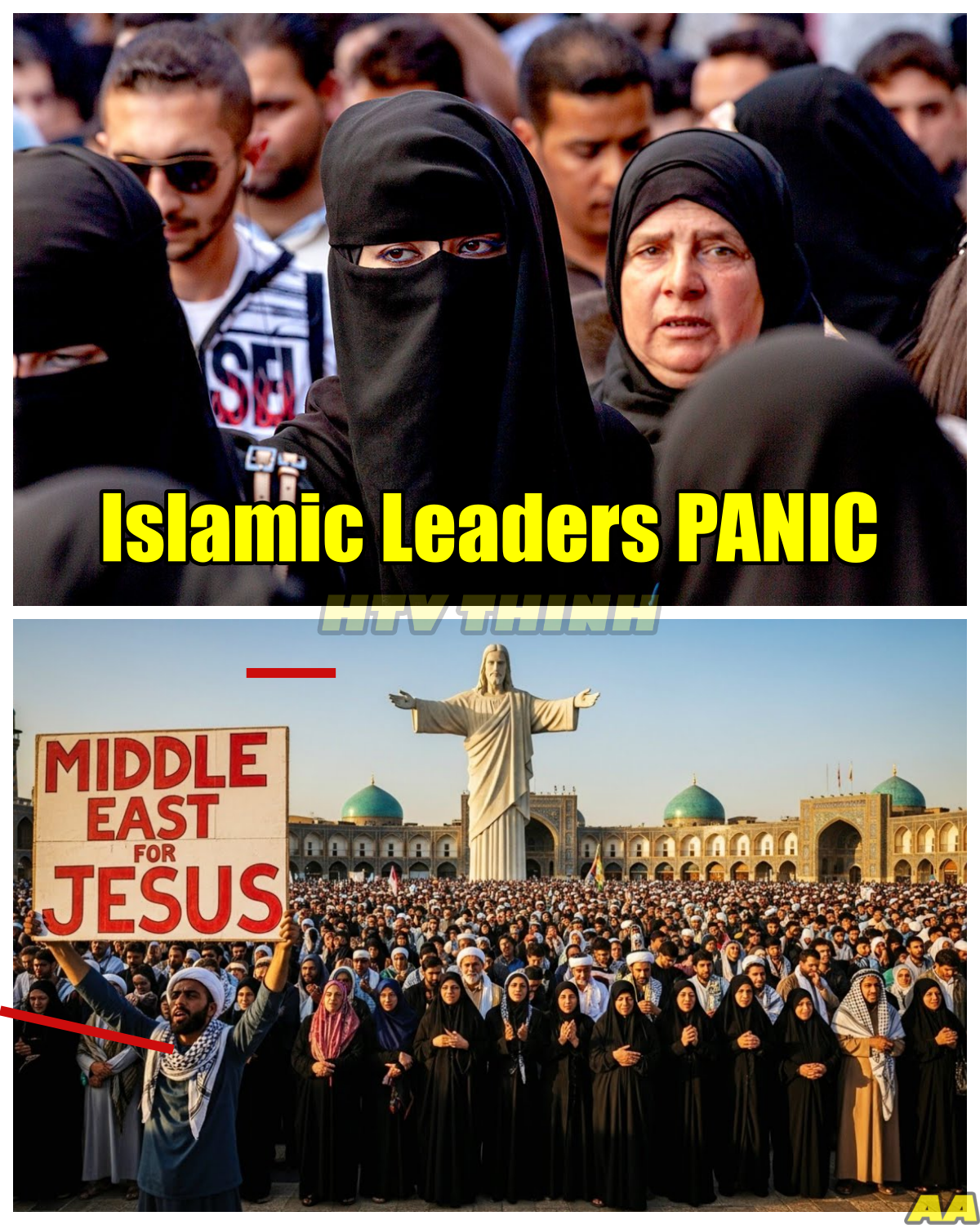Islamic Leaders PANIC as Over 1 Million Muslims Convert to Christianity in the Middle East !!!