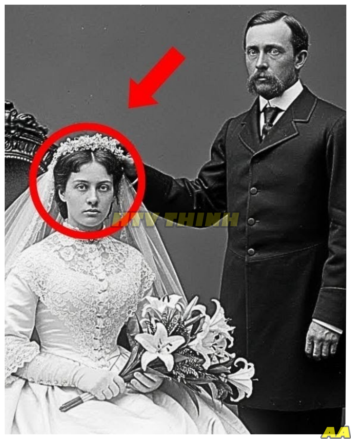Experts thought it was just a wedding photo — until they noticed a dark secret !!!