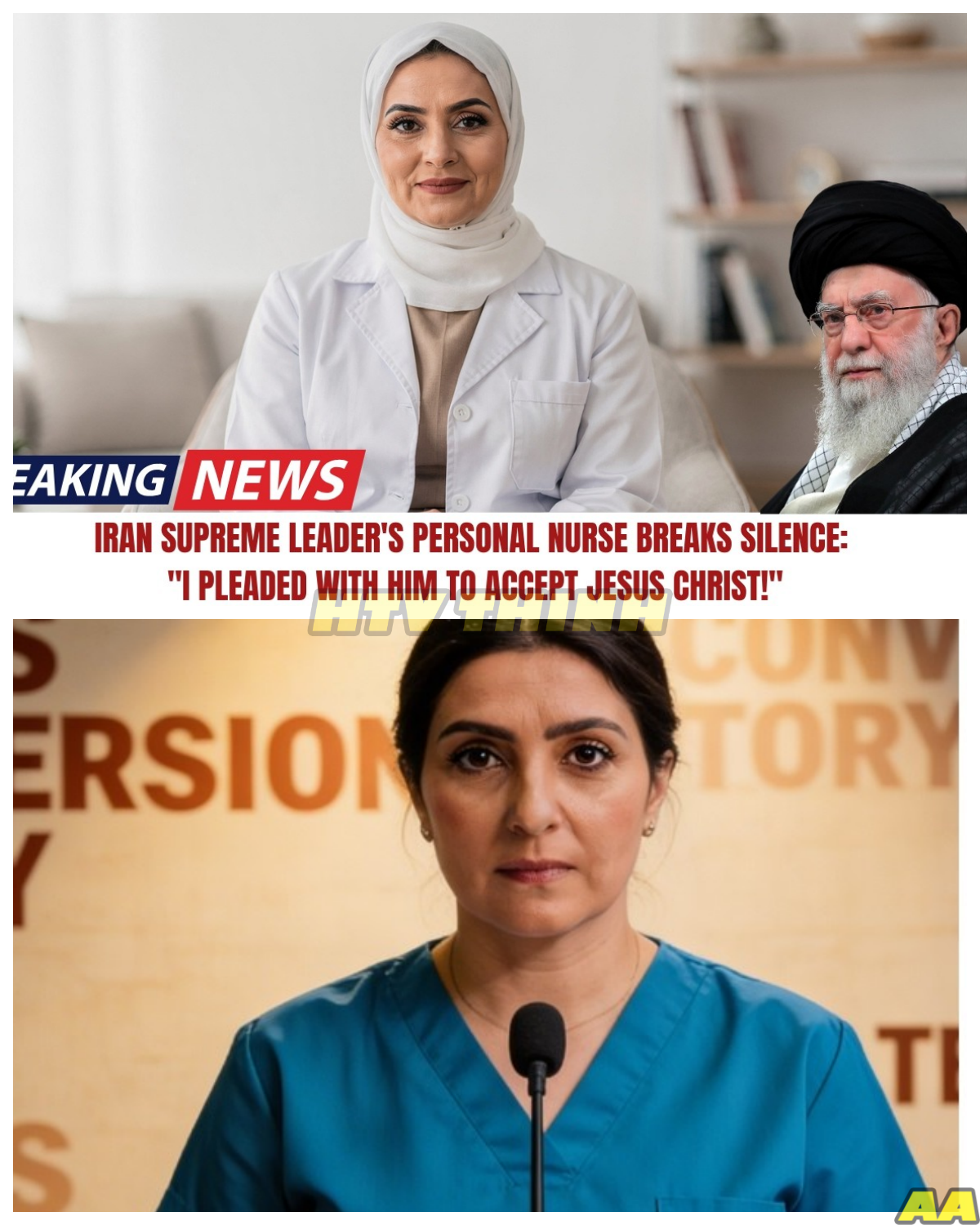 Khamenei’s Personal Nurse Goes Viral After Her Confession: ‘I Begged HIM to SURRENDER to JESUS’ !!!