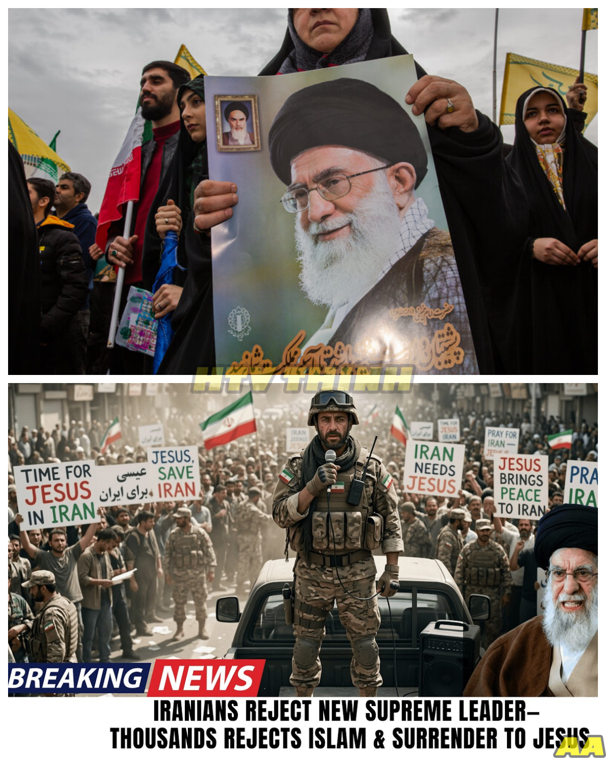 Iran’s Forces Reject New Supreme Leader—Thousands Surrender to JESUS !!!