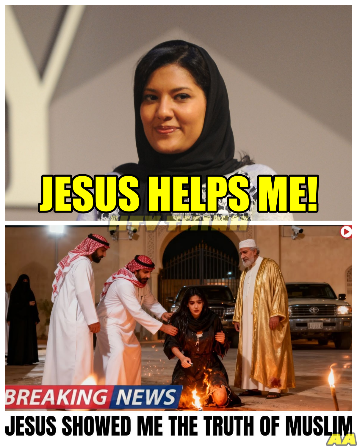 Saudi Princess Set On FIRE For Reading Bible, Then JESUS SAVES HER !!!