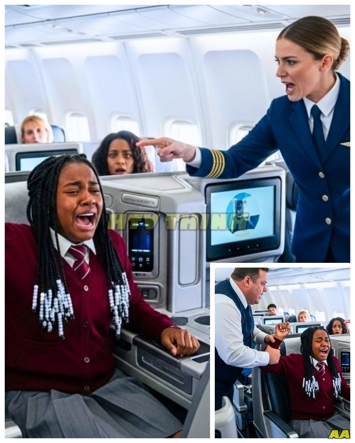 Flight Attendant Orders Black Teen to Economy—Her Father’s Jet Blocks the Runway !!!