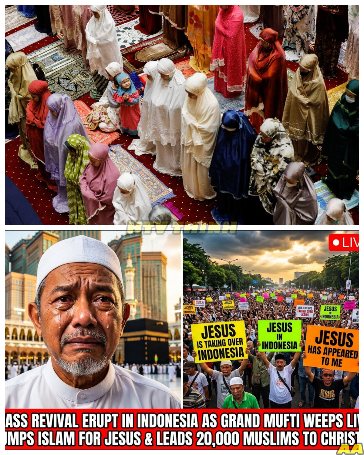 PANIC IN Jakarta: Grand Mufti Goes Viral WEEPS LIVE After Jesus Spoke To Him in Mecca During Ramadan !!!