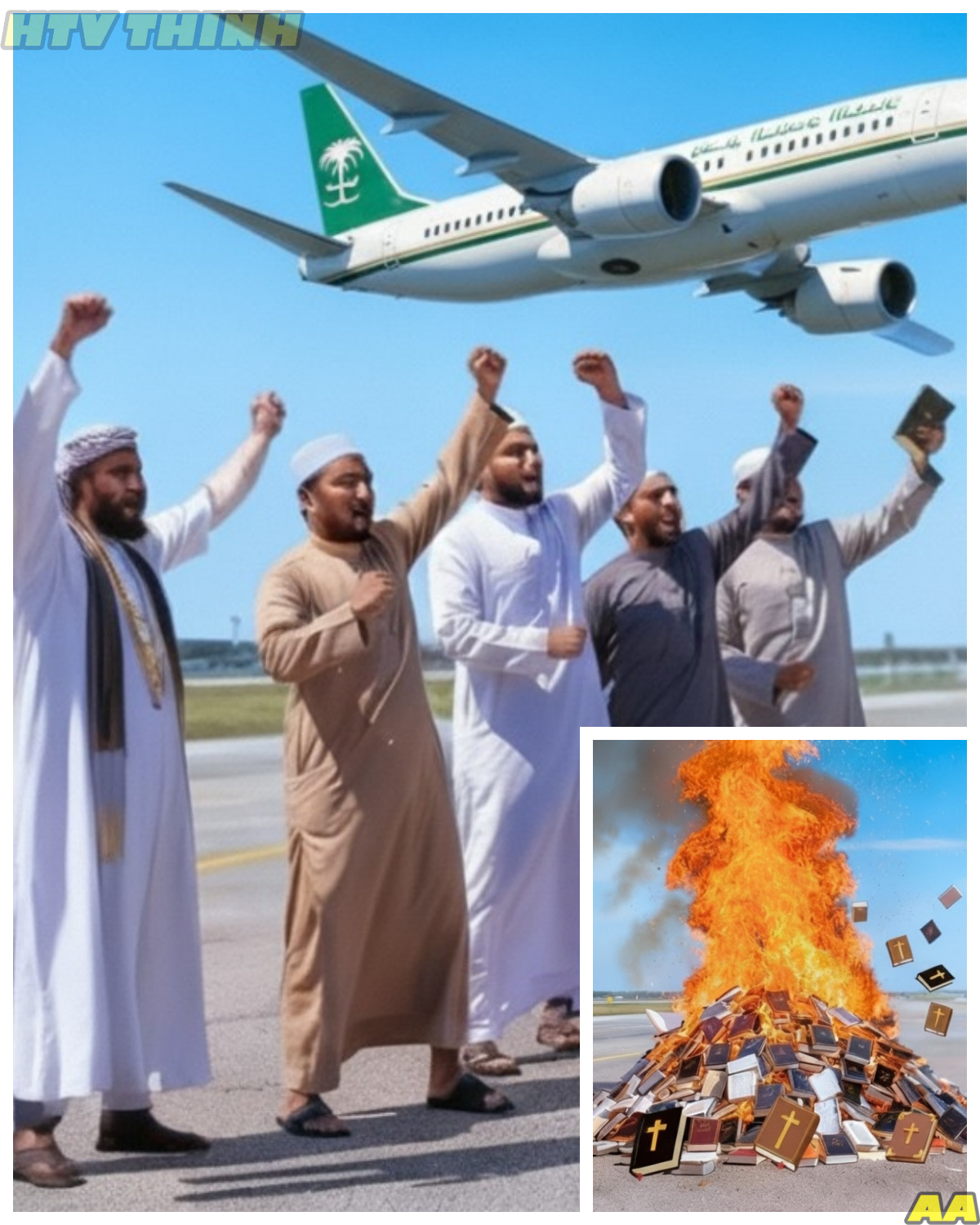 Muslim Pilots burn BIBLES at Atlanta Airport… but then JESUS CHANGED EVERYTHING !!!