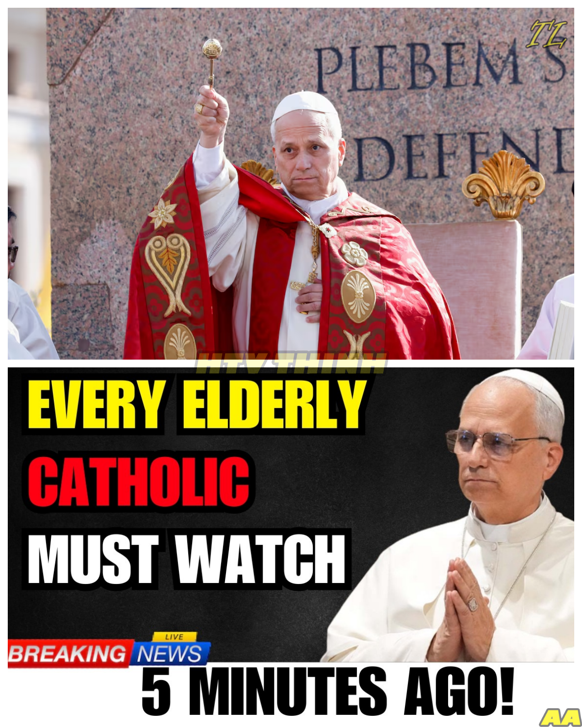 POPE LEO XIV’S TEARFUL REVELATION: A CALL TO ACTION FOR THE ELDERLY!!!  In a gripping moment that could shift the very foundation of the Catholic Church, Pope Leo XIV stands weeping beside a frail elderly priest, delivering a powerful message that exposes the church’s neglect of its most vulnerable members. As he shares the heartbreaking stories of those who dedicated their lives to God only to be forgotten in cold corridors, the Pope’s emotional plea resonates with millions watching around the world. But amidst the outpouring of compassion, a ticking clock looms—will the church heed his call for change, or will the systemic issues remain buried beneath bureaucratic indifference? As the Vatican grapples with the fallout from this unprecedented confession, the question remains: can one man’s tears ignite a movement for justice, or will it be silenced by the very institution he seeks to reform? The stakes are high, and the world is watching.