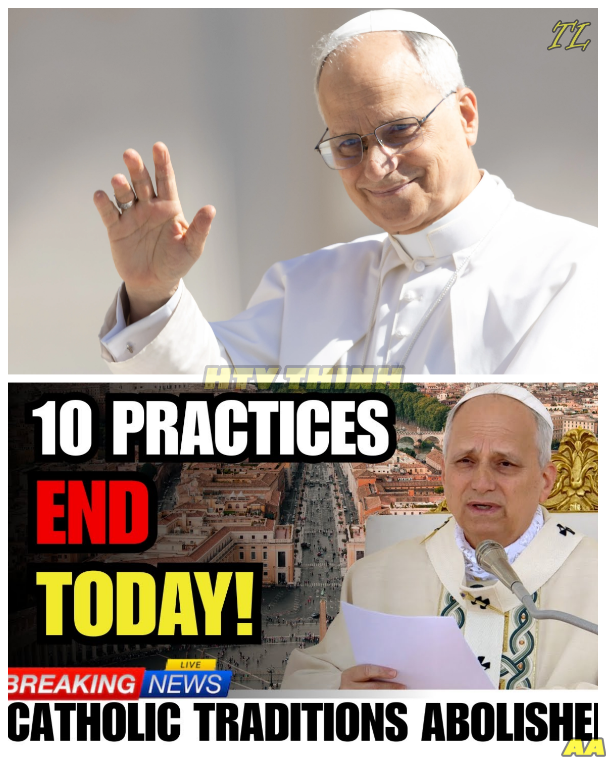 POPE LEO XIV’S RADICAL DIRECTIVE: A CALL TO ACTION FOR CATHOLICS!!!  In a historic moment that could redefine the Catholic Church, Pope Leo XIV stands before the world, ready to unveil ten radical prohibitions that challenge centuries of tradition and demand an immediate reckoning. As he prepares to address 1.4 billion Catholics, the air is thick with tension, knowing that his words could ignite a firestorm of controversy and resistance from the powerful elite within the church. With a focus on wealth redistribution, moral consistency, and genuine discipleship, Leo’s directives threaten to dismantle the comfortable status quo that has long shielded the church from accountability. As the clock ticks down to his public announcement, will the Pope’s courageous stand inspire a much-needed revival of faith, or will it lead to an unprecedented backlash that could fracture the church? The stakes are high, and the world is watching—can one man’s vision for a more authentic faith withstand the forces of tradition and power?