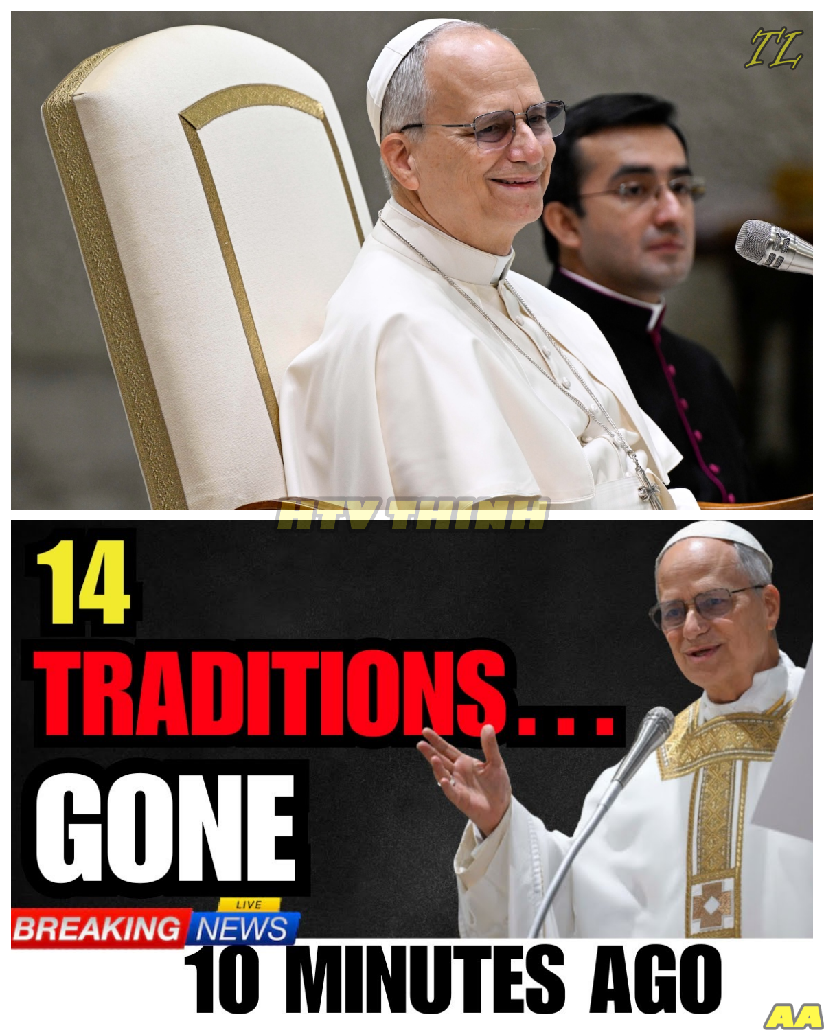 POPE LEO XIV’S BOLD REFORMS: 14 TRADITIONS ABOLISHED IN SHOCKING MOVE!!! In a dramatic upheaval that shakes the very foundations of the Catholic Church, Pope Leo XIV has officially abolished 14 long-standing traditions, igniting fierce backlash from traditionalists worldwide. As the first American pope, Leo’s bold decree aims to align the Church’s practices with the core message of Christ, but it risks alienating powerful factions within the Vatican. With tensions escalating among cardinals and bishops, Leo faces a ticking clock as he prepares for a crucial press conference amidst mounting threats to his authority and safety. As protests erupt in St. Peter’s Square, and a coalition of dissenting cardinals rallies against him, Leo must navigate a treacherous landscape of faith, power, and institutional loyalty. Can he withstand the storm of opposition and guide the Church toward a more compassionate future, or will his radical reforms lead to a schism that could fracture the global faith? As the stakes rise, one question looms large: will the Pope’s vision of a humble Church prevail, or will tradition triumph over transformation?