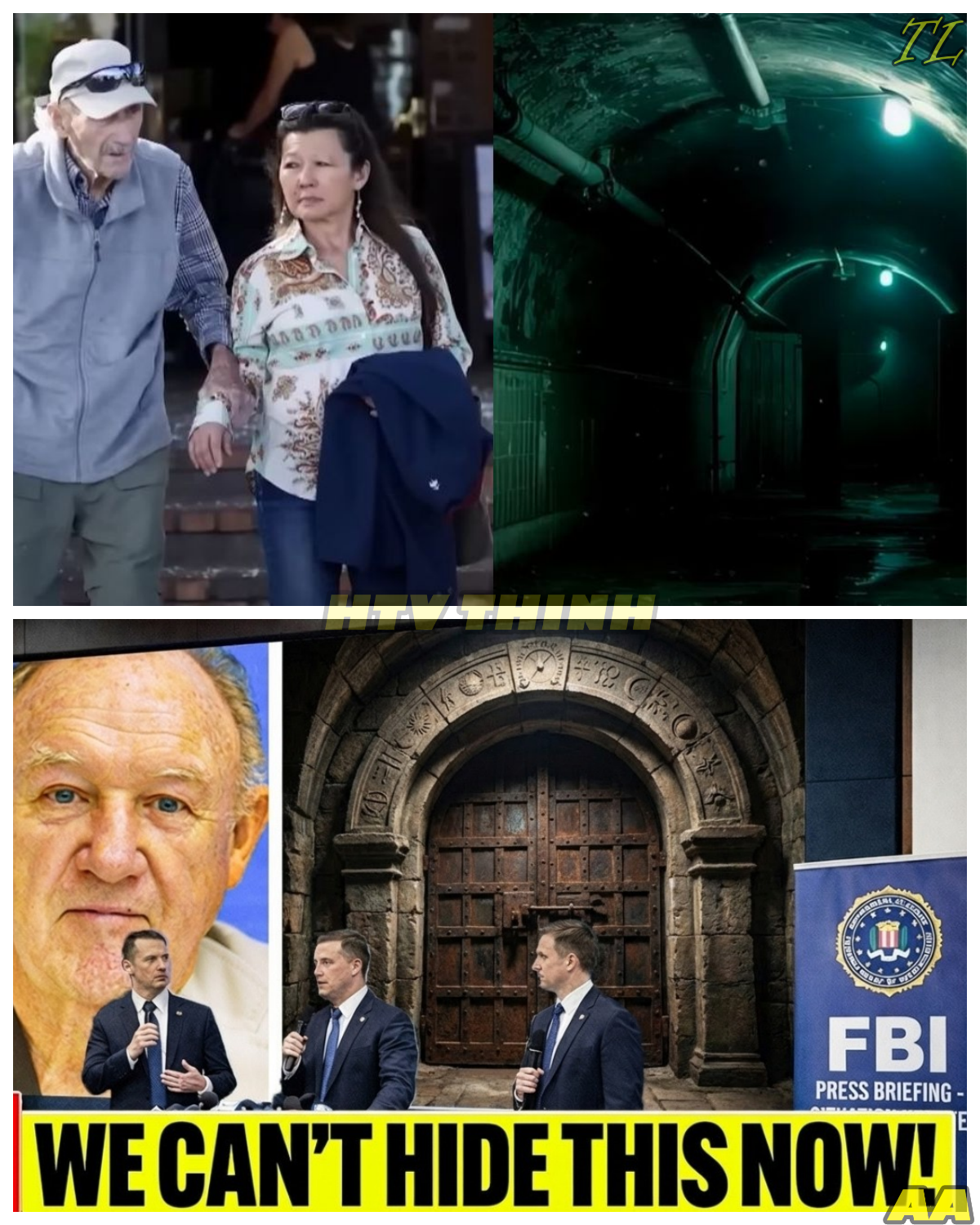 GENE HACKMAN’S SECRET TUNNEL: A DISCOVERY THAT CHANGES EVERYTHING!!! In a shocking revelation, the FBI has uncovered a hidden passage beneath the late Gene Hackman’s Santa Fe mansion, leading to a mysterious underground chamber that defies explanation. After the actor’s death, investigators discovered a sealed door with thermal imaging detecting airflow behind it, suggesting something sinister lurked within. As they descended 312 feet into the earth, they found a space filled with 47 wooden crates, a leather-bound ledger from 1947, and photographs of unidentified men with their faces deliberately removed. This discovery hints at a dark history intertwined with Hackman’s life, raising questions about what he was protecting and why the authorities have remained tight-lipped about the findings. With the FBI in possession of evidence that could unravel a conspiracy, the silence surrounding this case becomes increasingly ominous. What secrets lie behind the iron door, and will the truth ever be revealed? The clock is ticking as the investigation deepens, leaving us to wonder what horrors are hidden beneath the surface.