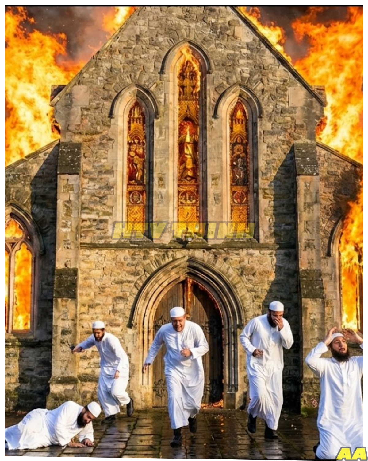 Muslims Set Church on Fire Until They Saw What Was Inside!!!