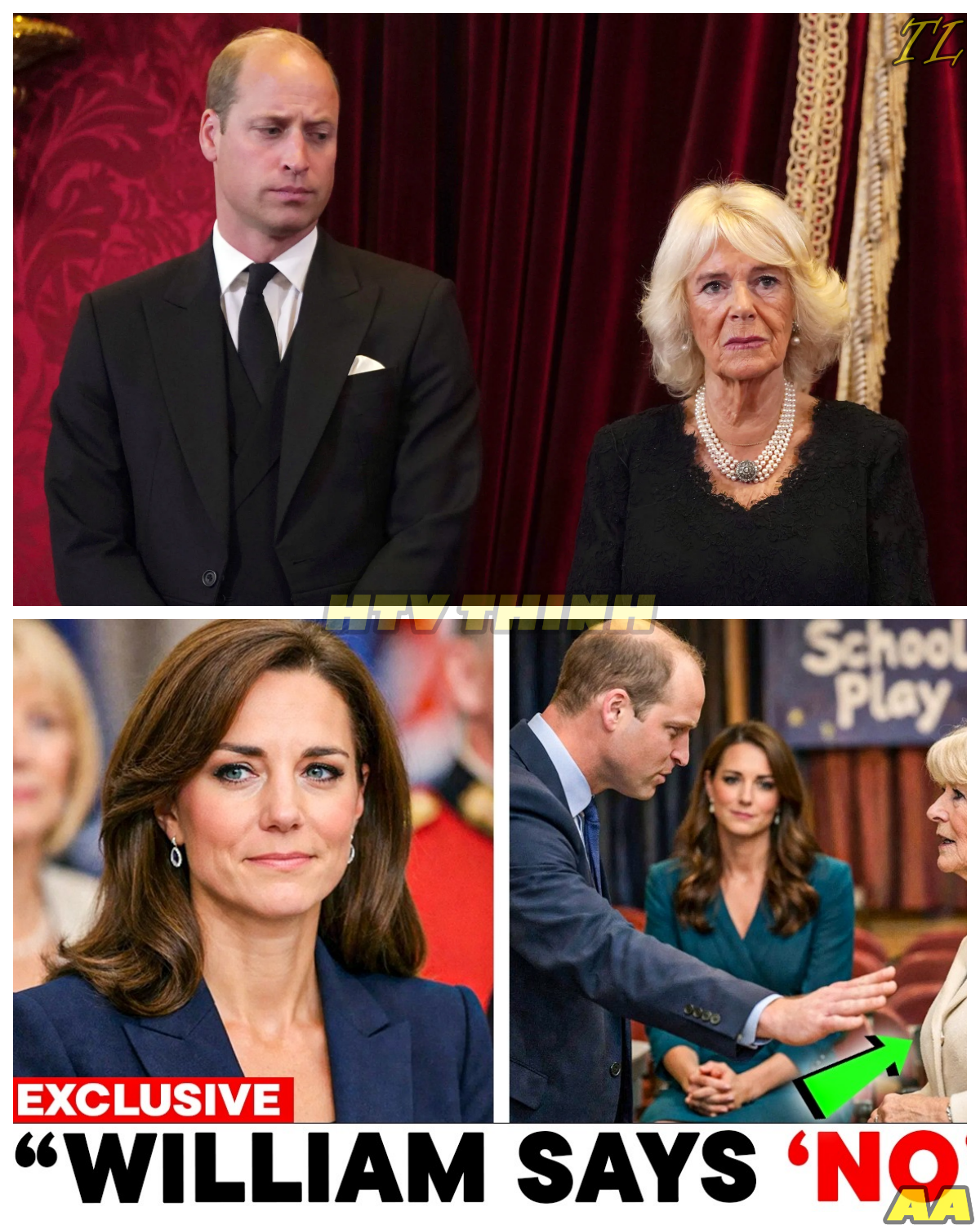 Prince William BLOCKS Camilla From Attending George’s School Play Catherine Takes Front Row !!!