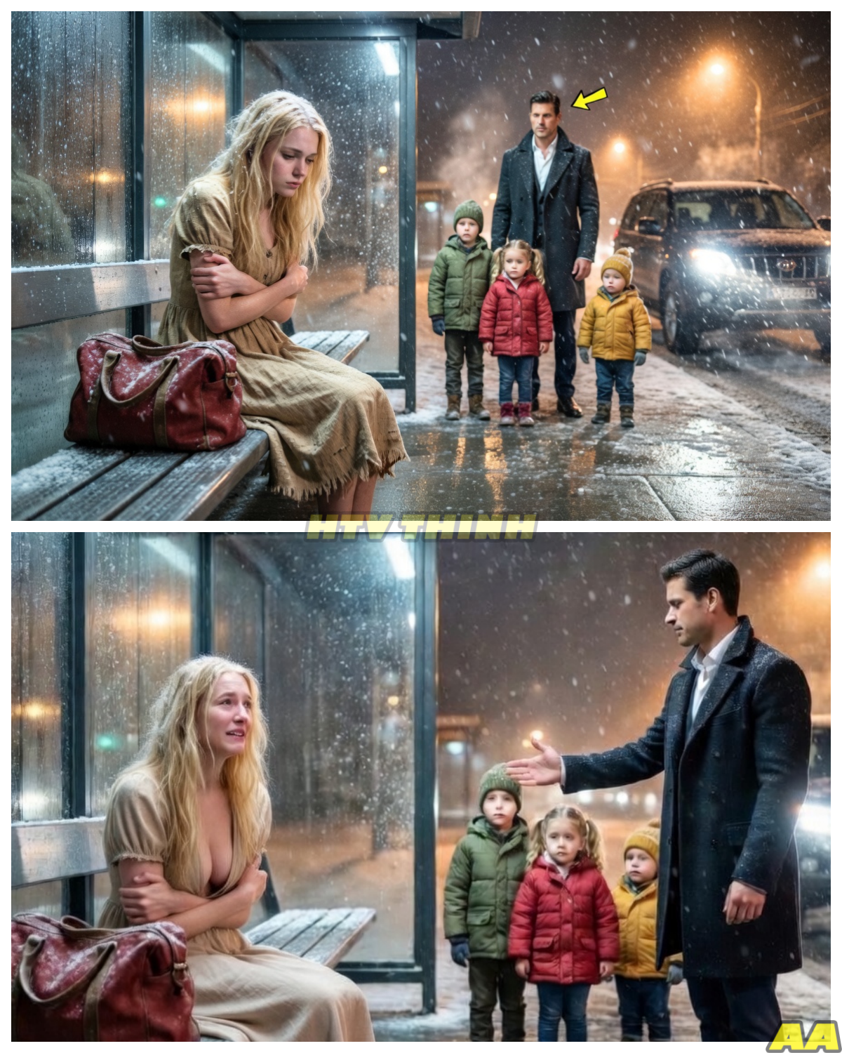 She Was Thrown Out by Her Husband for Being Infertile, Then a Single Dad CEO Asked, “Come with me.”!!!