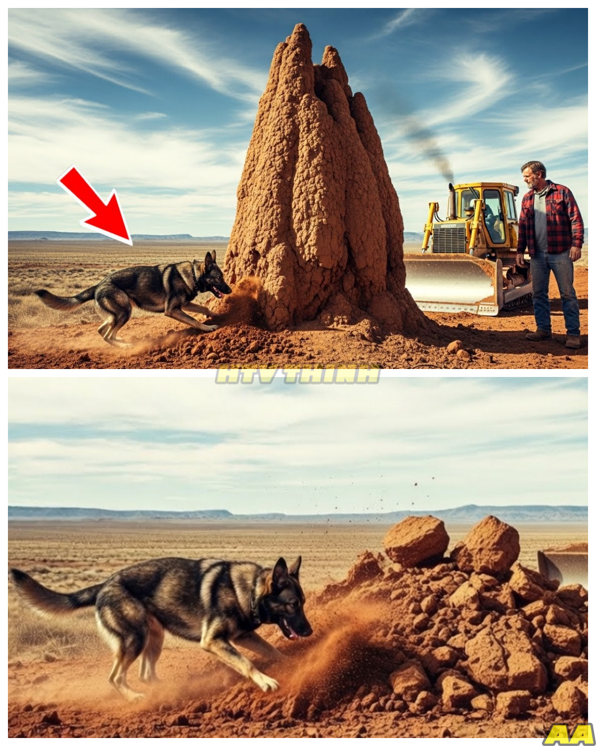 Veteran Destroyed a Giant Termite Mound on His Farm — His Dog Found Something Hidden for 60 Years !!!
