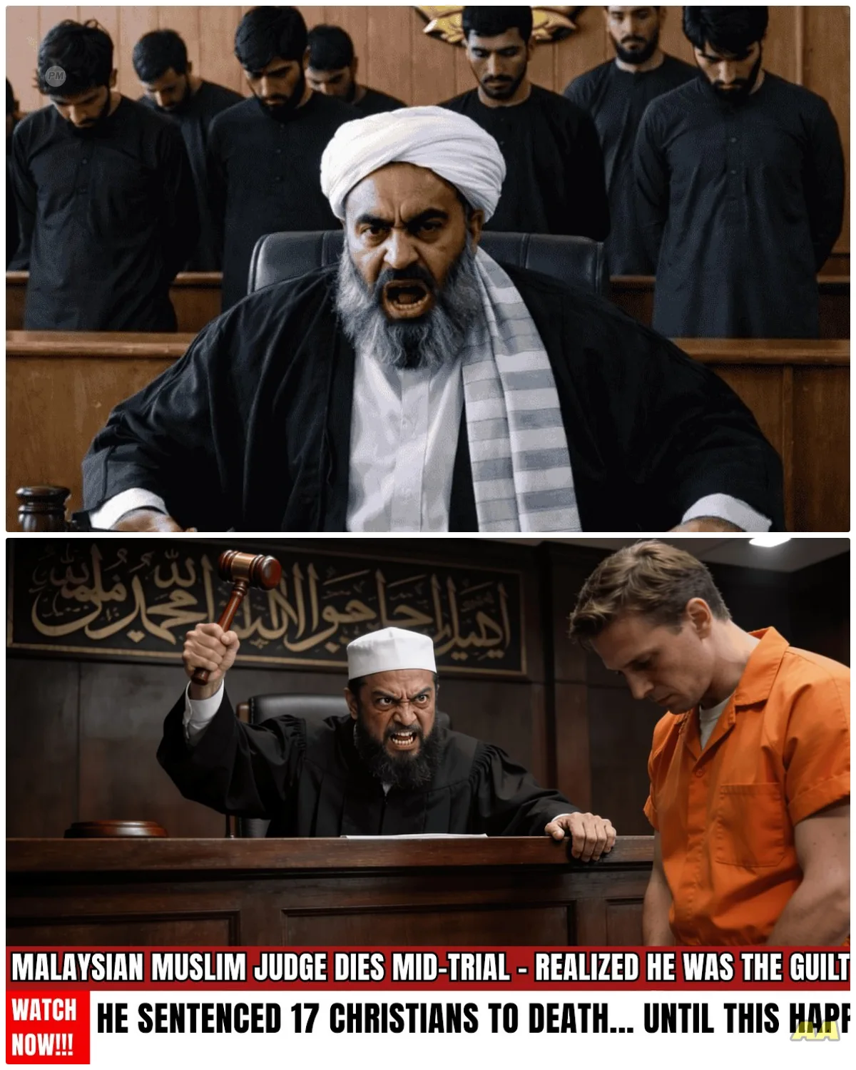 MALAYSIAN MUSLIM JUDGE DIES IN COURTROOM DURING BLASPHEMY TRIAL – RETURNS DEFENDING CHRISTIAN,