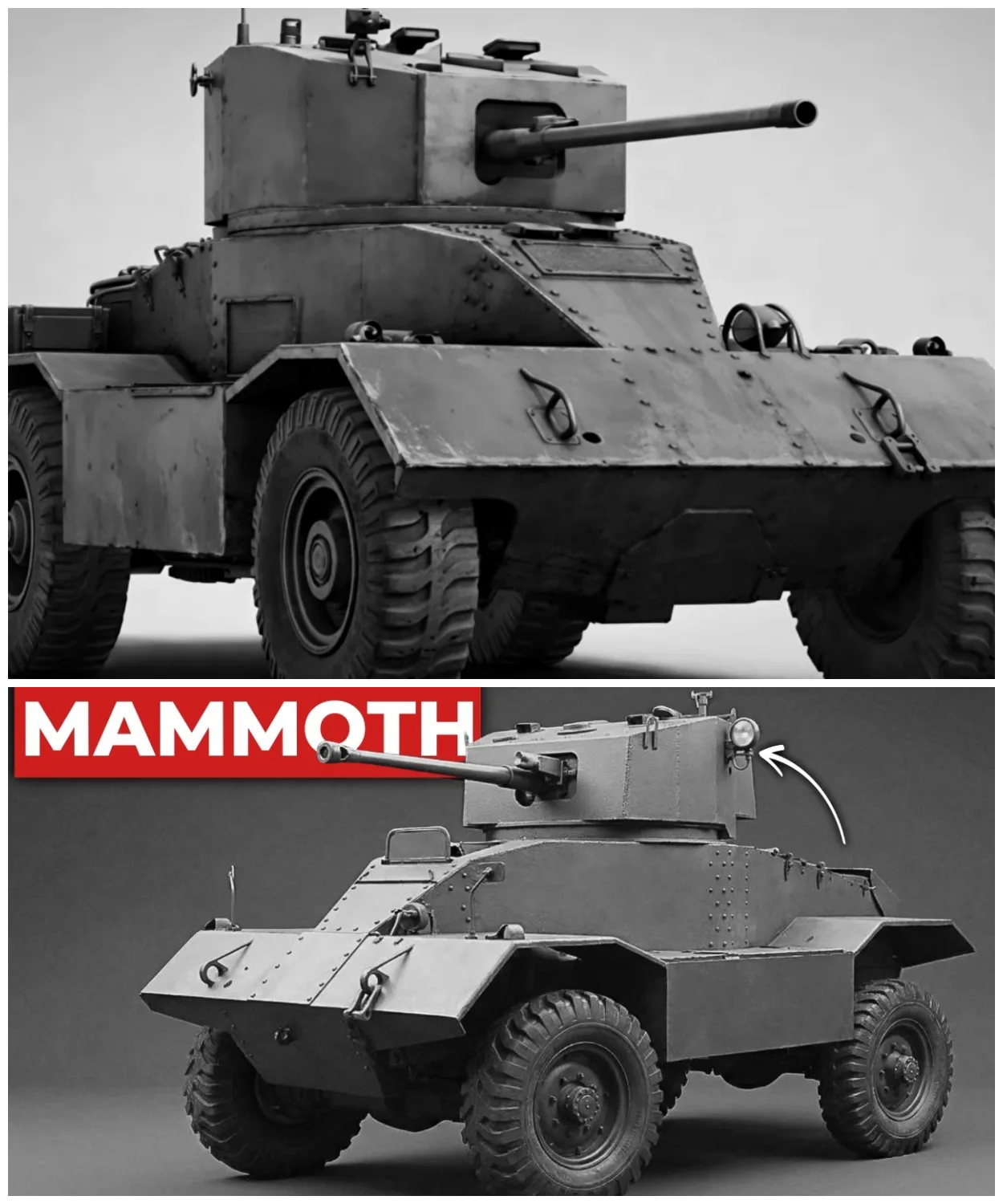 The ‘Giant’ British Armoured Car That Carried A Tank Gun And Terrified Rommel’s Scouts