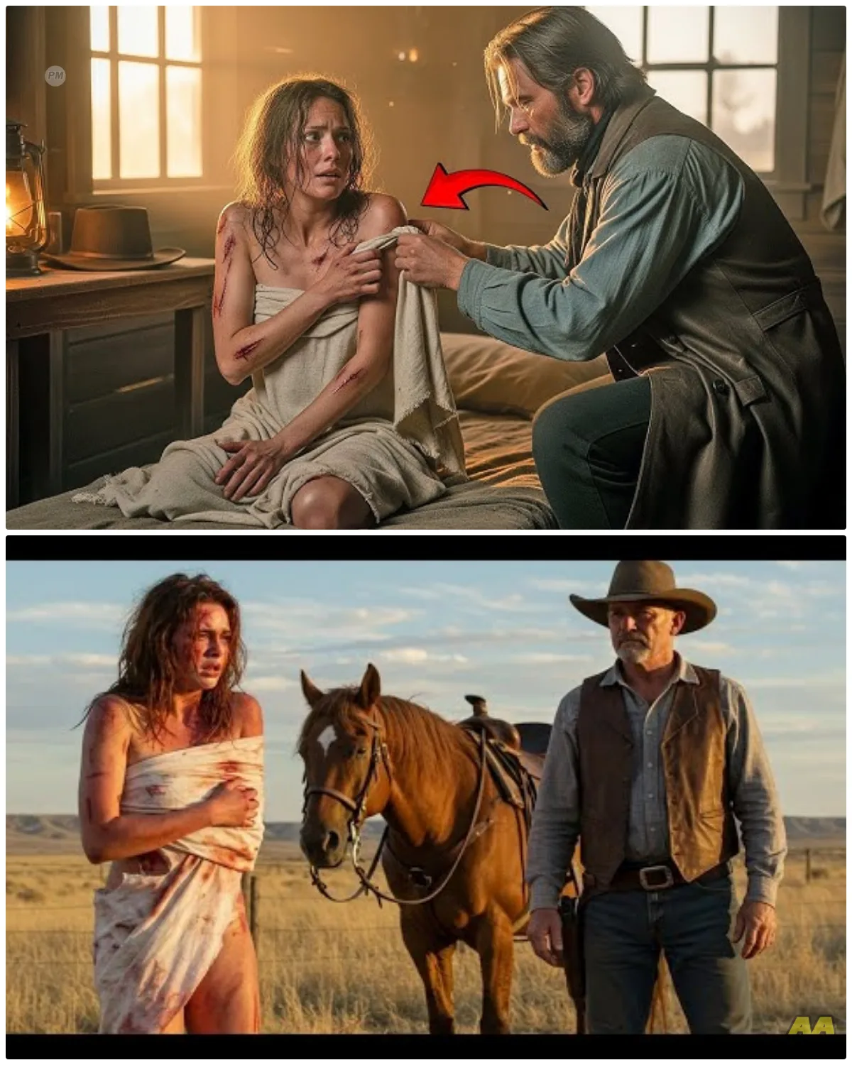 “Please… Don’t Take the Cloth Off.” She Begged — But The Rancher Did… And Started Shaking..