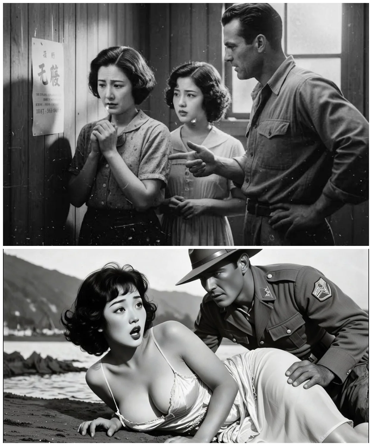 “Will It Hurt Me?” — Japanese Comfort Women Trembled When Handsome American Cowboys Approached