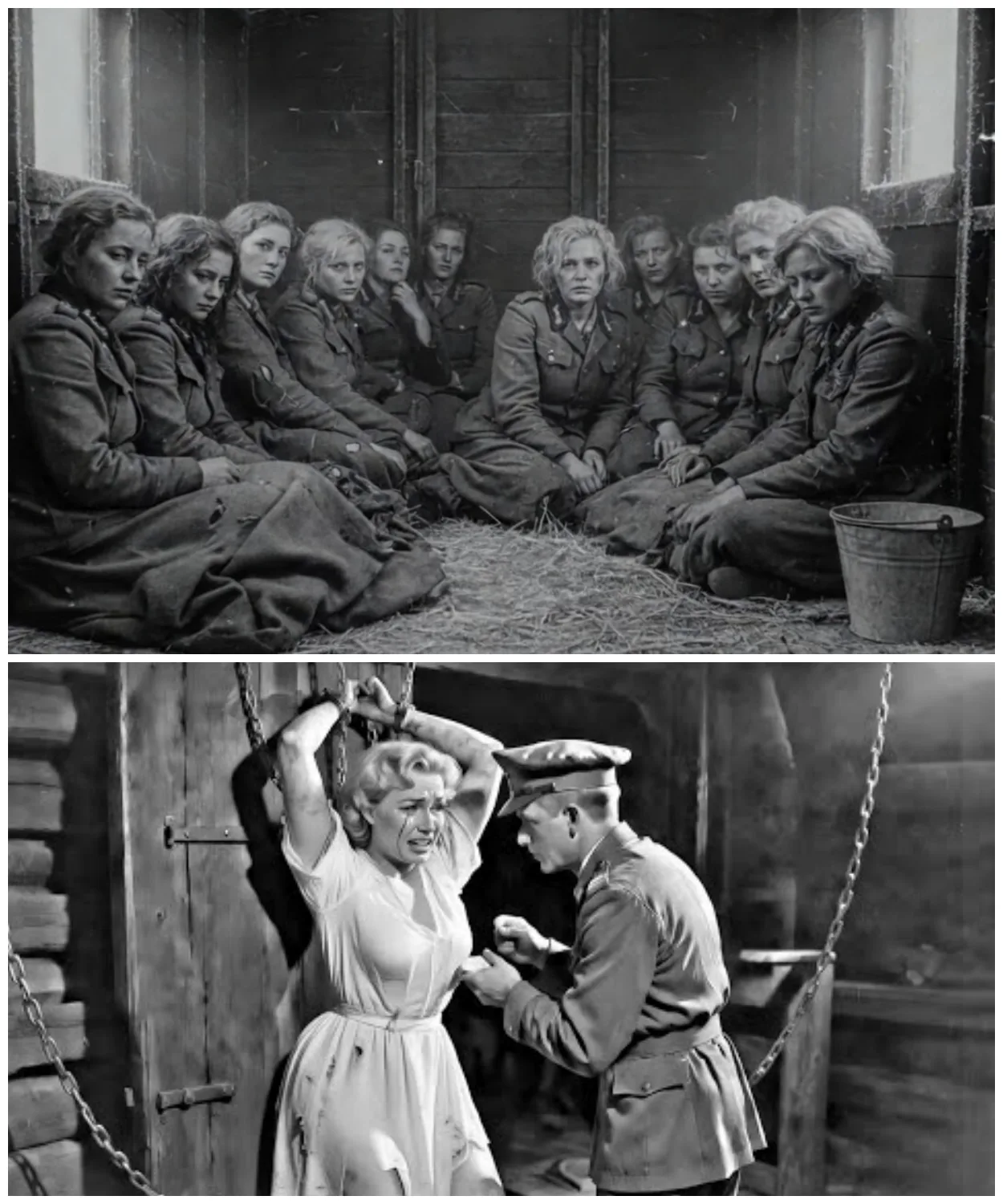 Chained & Starving: British Soldier’s Gentle Rescue Made German POW Woman Break Down in Tears