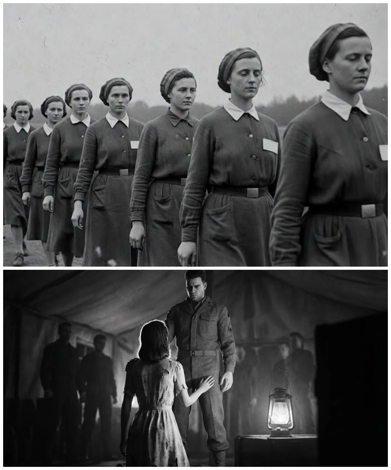 “They’re Bigger Than We Expected”—German Woman POW’s Can’t Believe the Size of Their American Guards