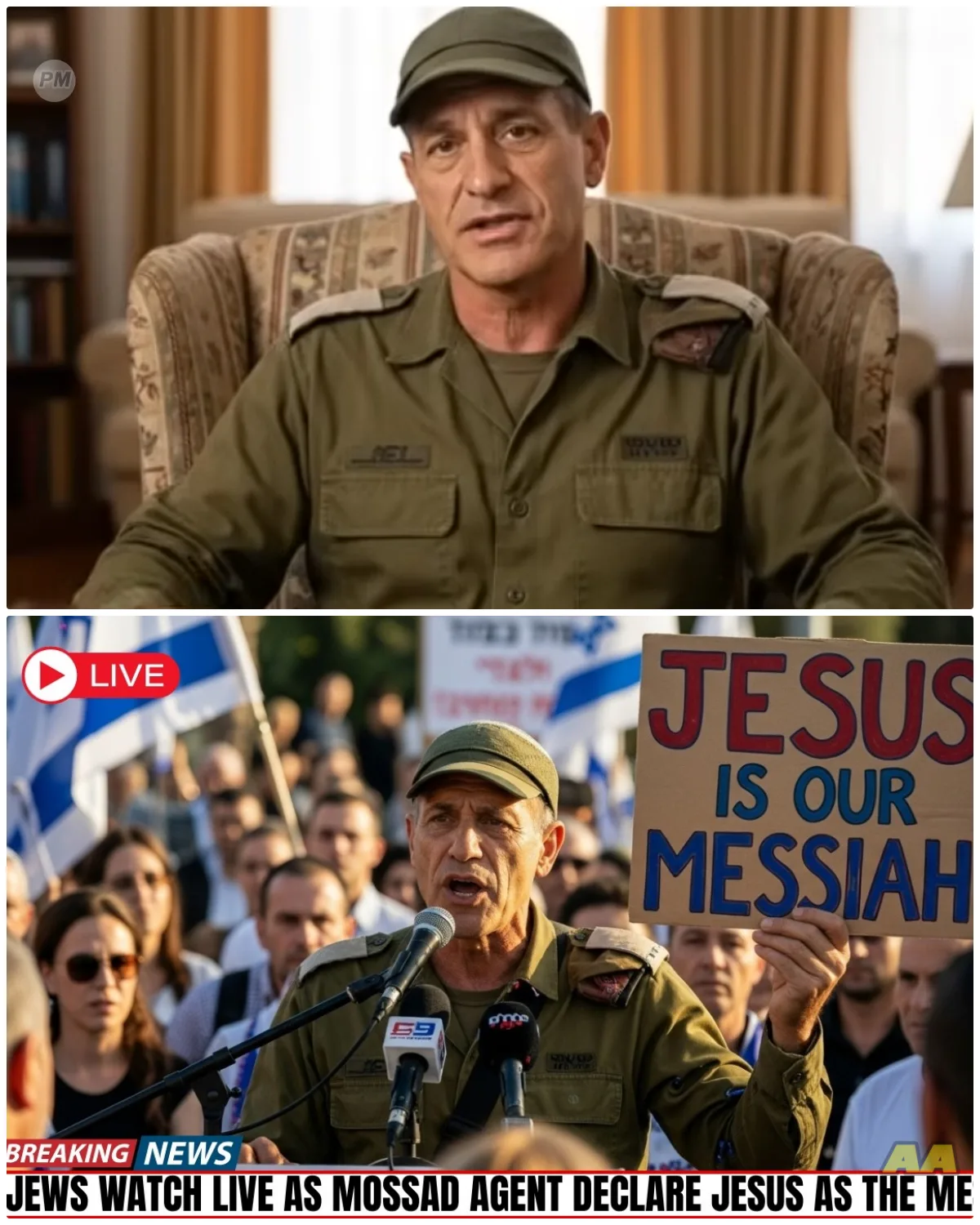 15,000 Israelis Watch LIVE as Mossad Agent Share His Testimony: “Yeshua Is The Messiah for the Jews”