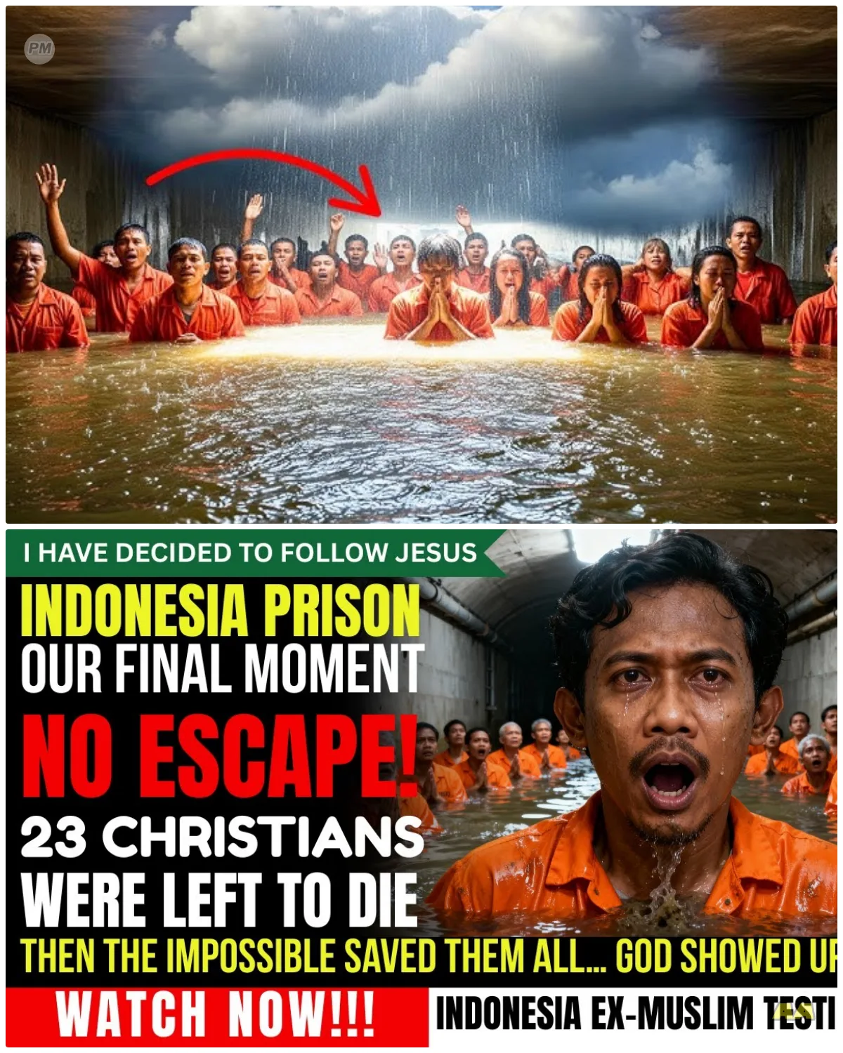 23 CHRISTIANS SENTENCED TO DROWN IN INDONESIAN PRISON...UNTIL GOD SENT AN UNEXPECTED RESCUE