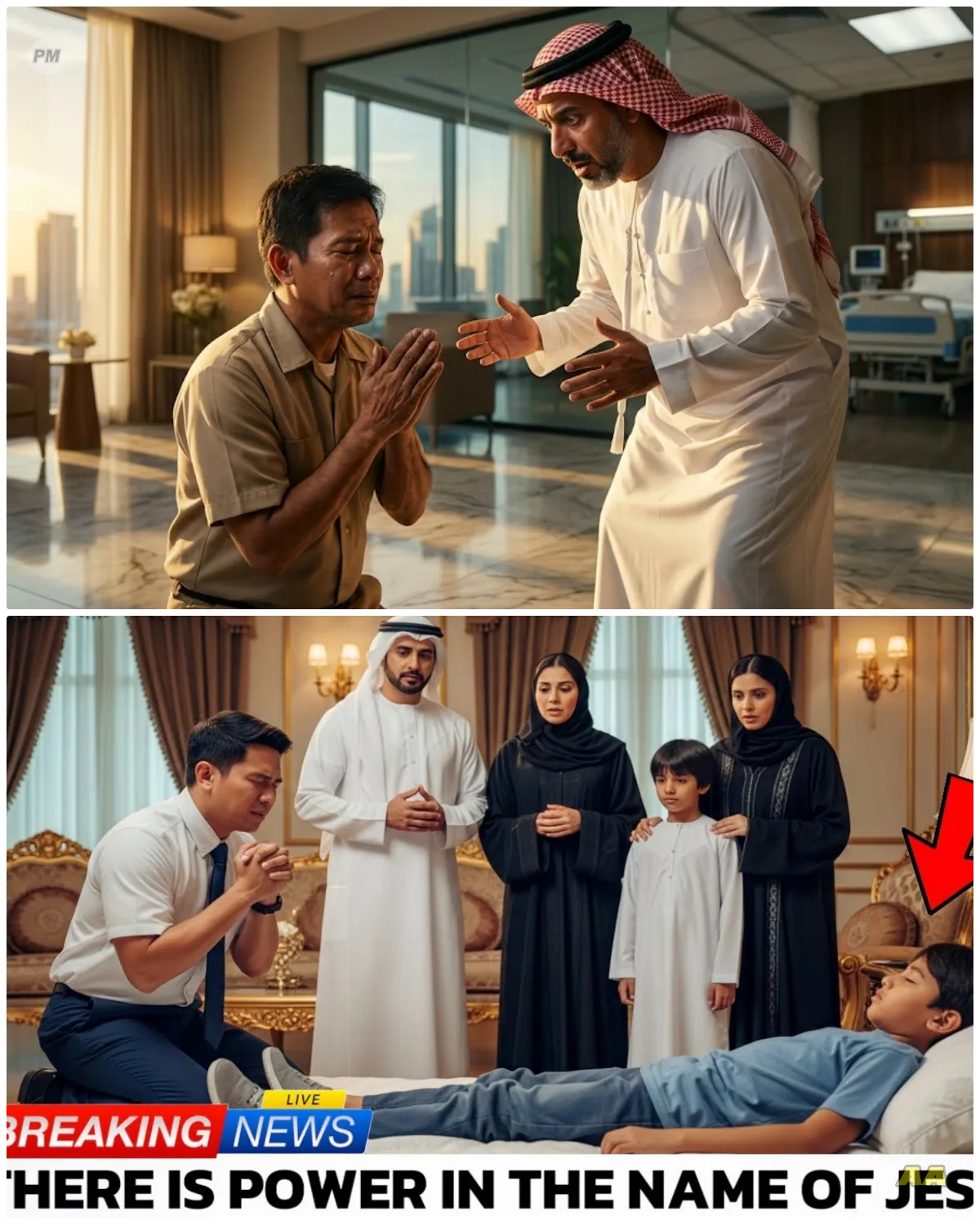 Filipino Driver Prays for His Arab Boss’s Sick Son – What Happened Next SHOCKED Everyone