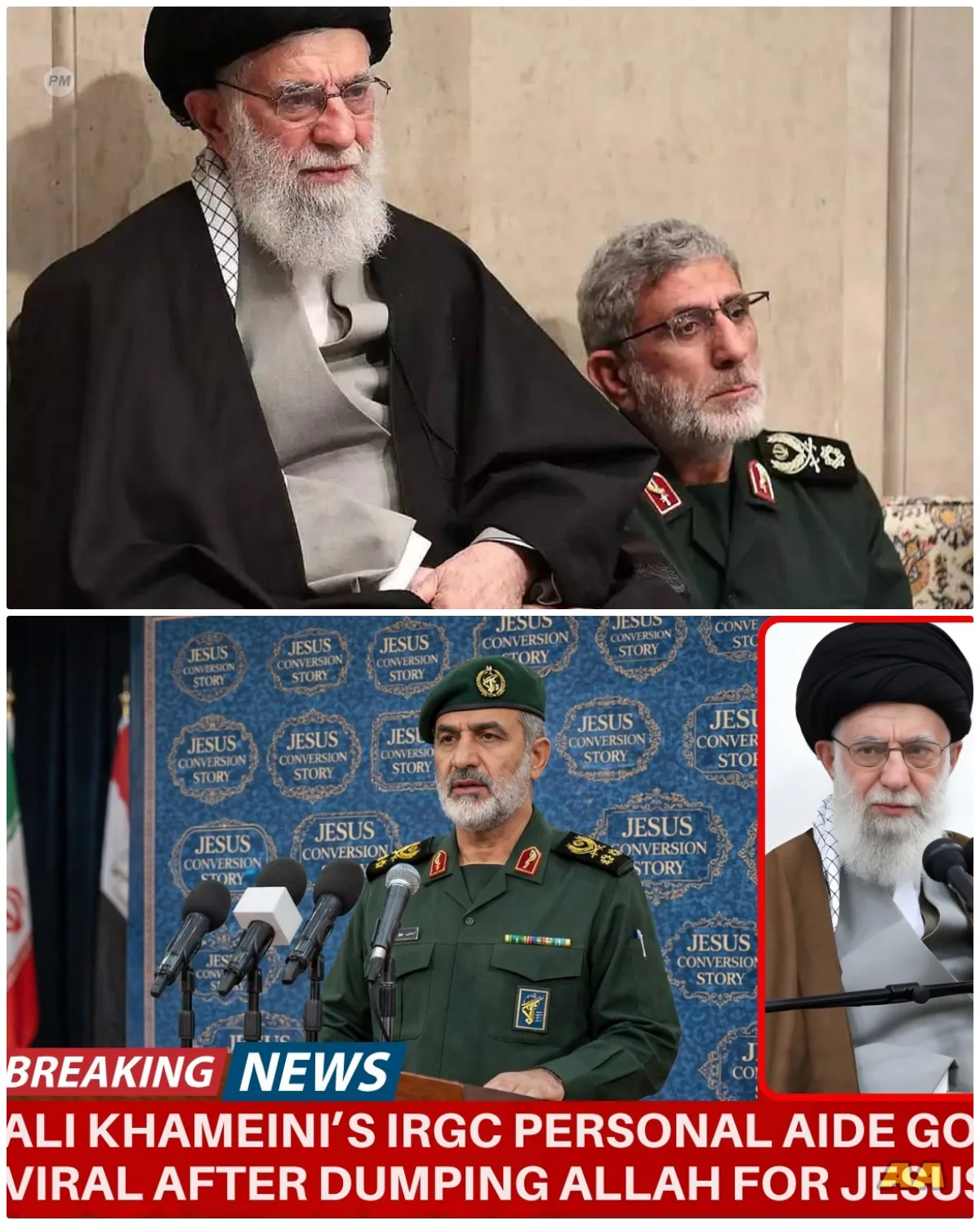 Fleeing IRGC Commander Meets Jesus On His Way To Saudi Arabia After Ali Khamenei’s Death