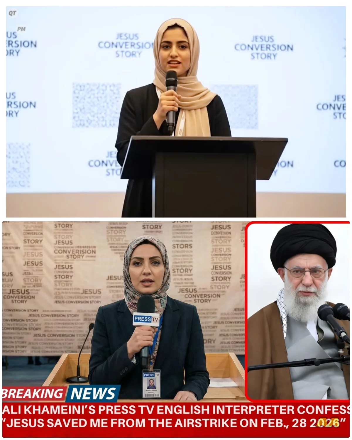 Ali Khamenei’s English Interpreter Goes Viral for Her Testimony: ‘JESUS Saved Me From the Airstrike’