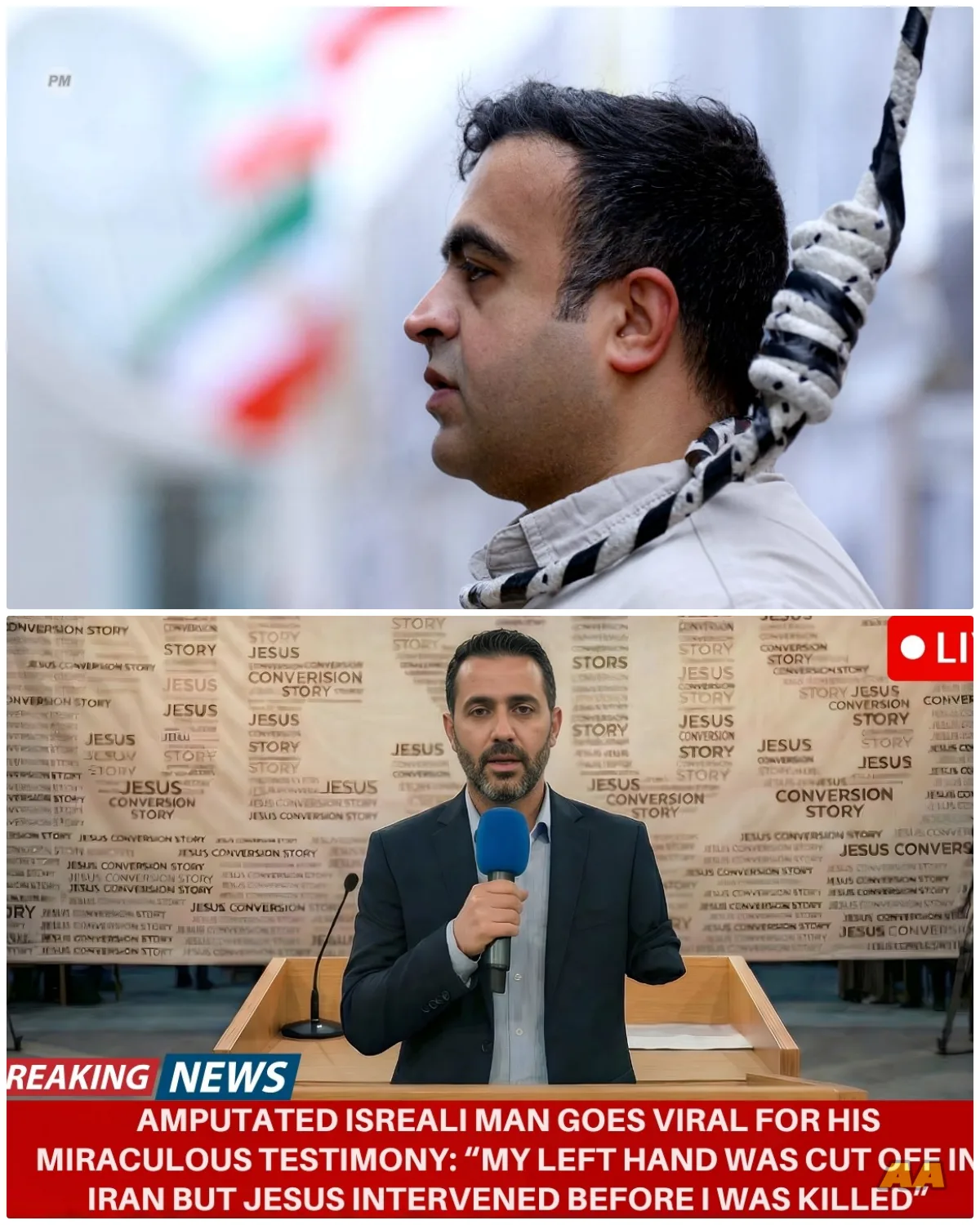Israeli Man Whose Hand Was Cut Off in Iran Goes Viral For His Testimony: ‘JESUS Saved Me From Death’