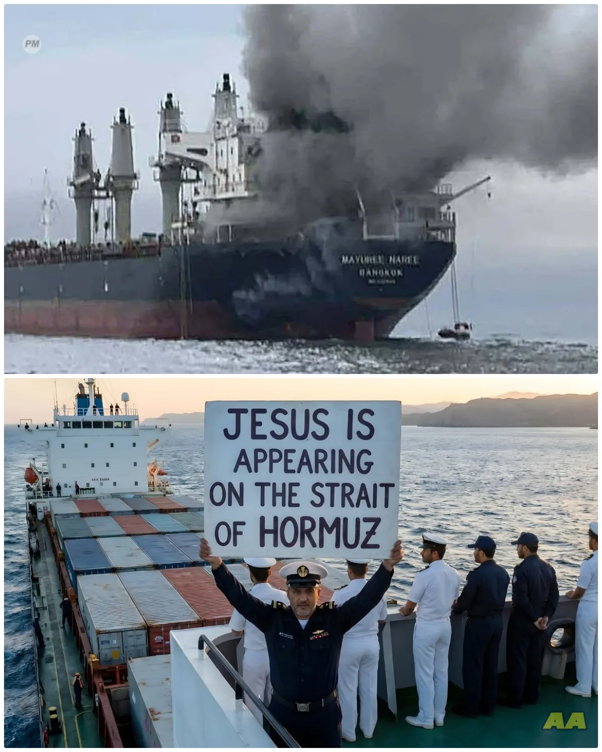 Saudi Ship Captain Goes Viral after Jesus Saved His Crew at the Strait of Hormuz in Iran