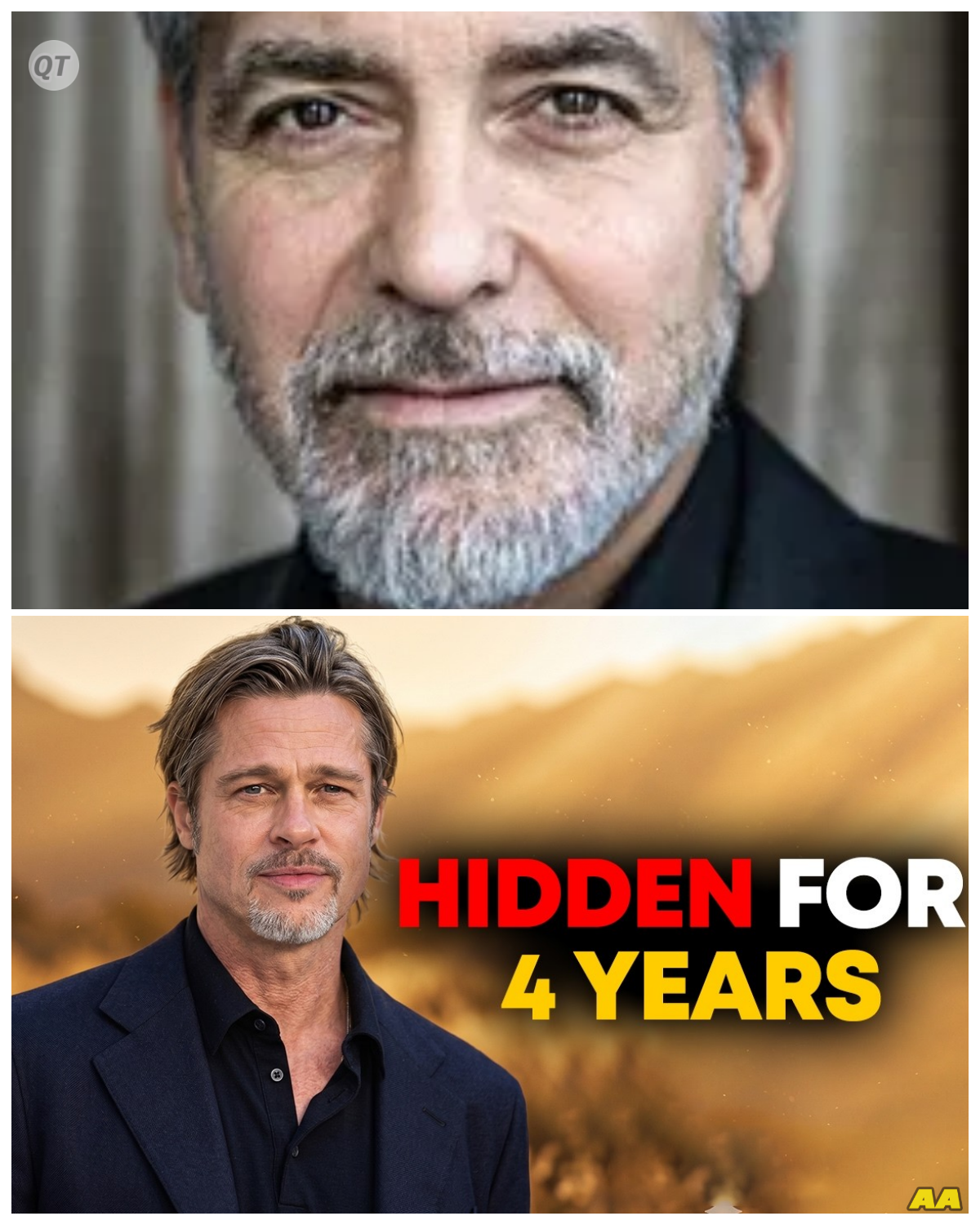 “Unmasking the Marriage: Brad Pitt’s Explosive Confession About George Clooney’s Hidden Struggles!” -ZZ  Hold onto your seats! Brad Pitt has just unveiled a shocking truth that could change everything we thought we knew about George Clooney’s marriage. As whispers of turmoil and hidden agendas swirl, we dive deep into a story filled with scandal, heartbreak, and a twist that will leave you breathless. Is the charming couple hiding a dark secret?