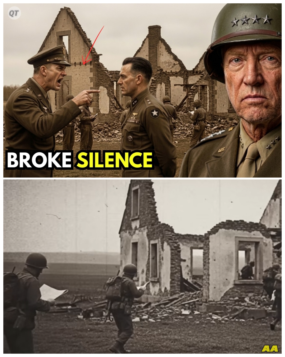 What Patton Said To The Nazi Commander—Who Burned a Village Alive.-ZZ