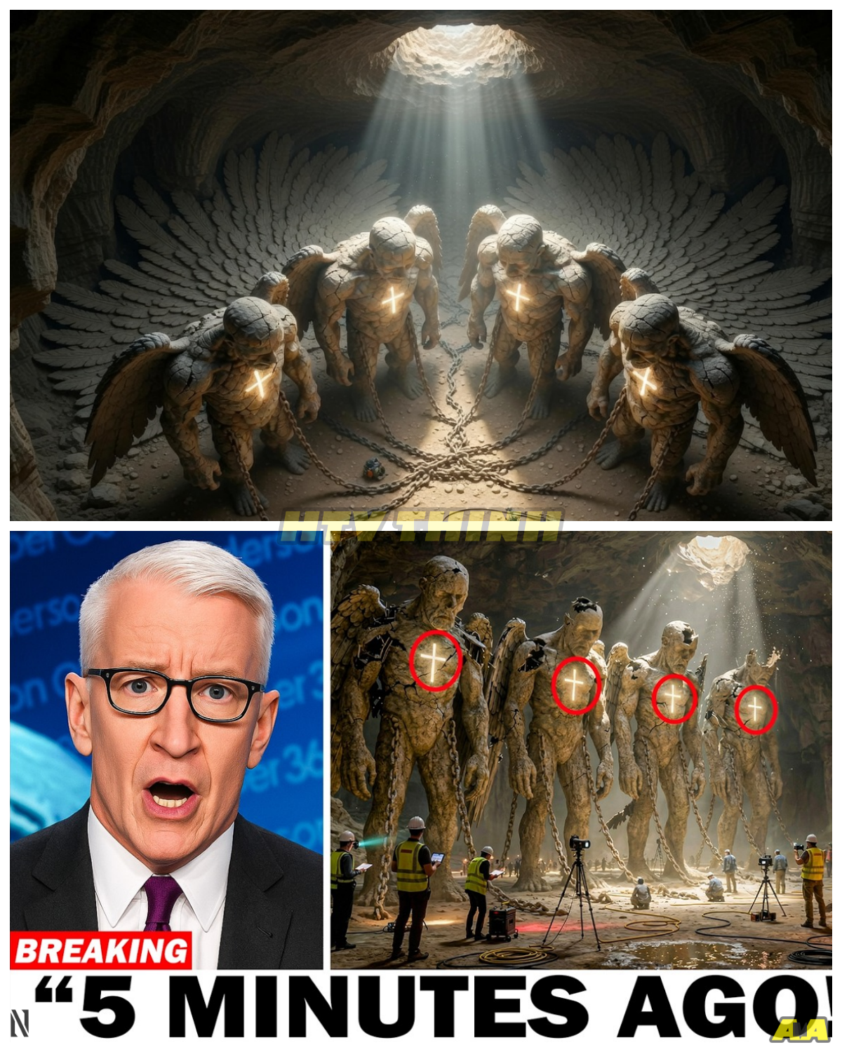 FOUR โFALLEN ANGELSโ FOUND BENEATH THE EUPHRATES? THE CLAIM THAT HAS PEOPLE SAYING THE END IS NEAR! A chilling narrative is spreading online, claiming that ancient beings have been discovered in a hidden cave beneath the Euphrates River, sparking fear, fascination, and talk of prophecy being fulfilled. At first, it feels like a moment ripped straight from scripture, as if something long foretold has finally surfaced. But the twist reveals a critical gapโthere is no verified evidence supporting such a discovery, and similar stories have circulated before without confirmation. Why does this claim feel so real to so many, and what deeper fears or beliefs are fueling its rapid spread?