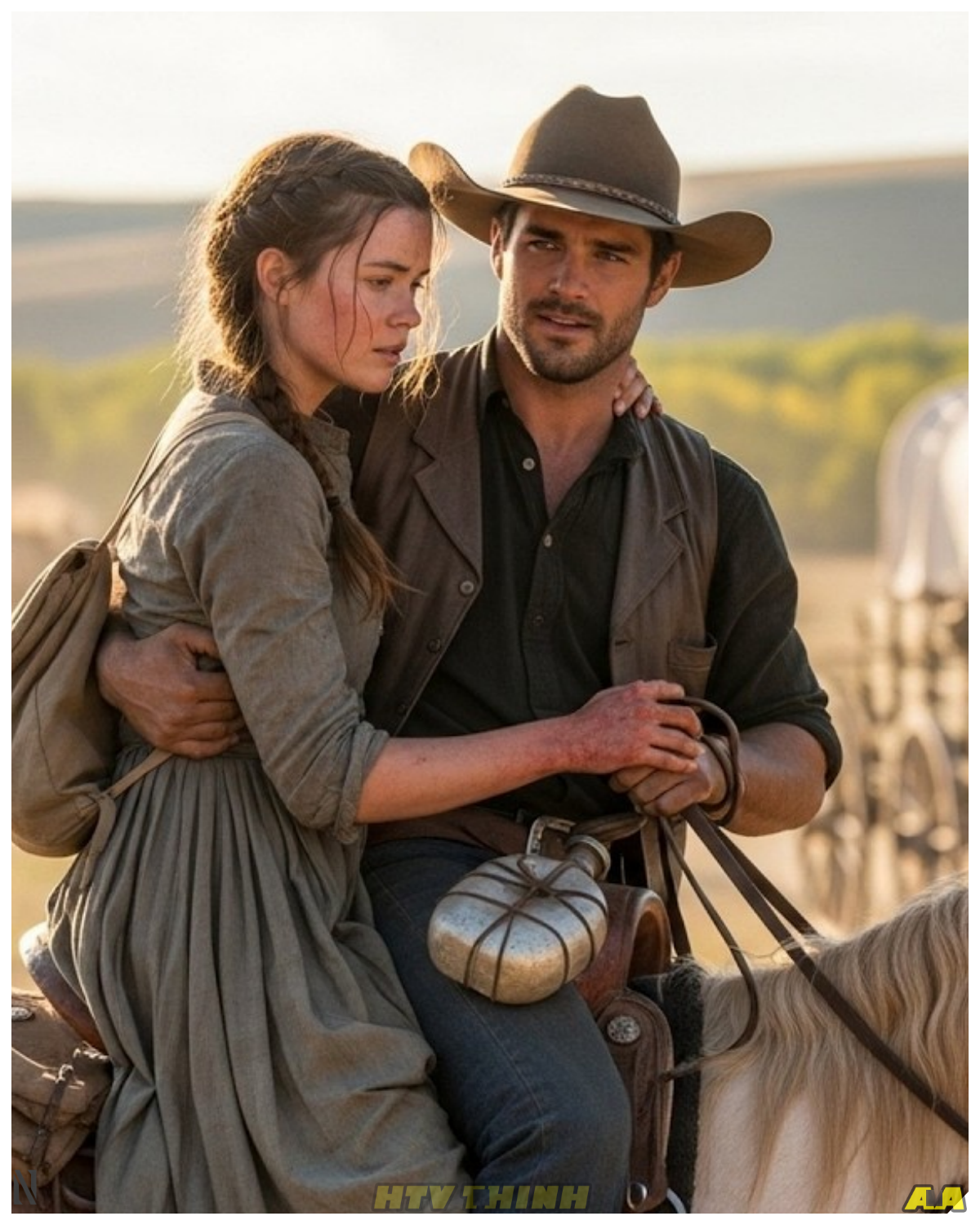 She Was Told To Walk Behind The Wagons, The Cowboy Lifted Her Onto His Horse Instead
