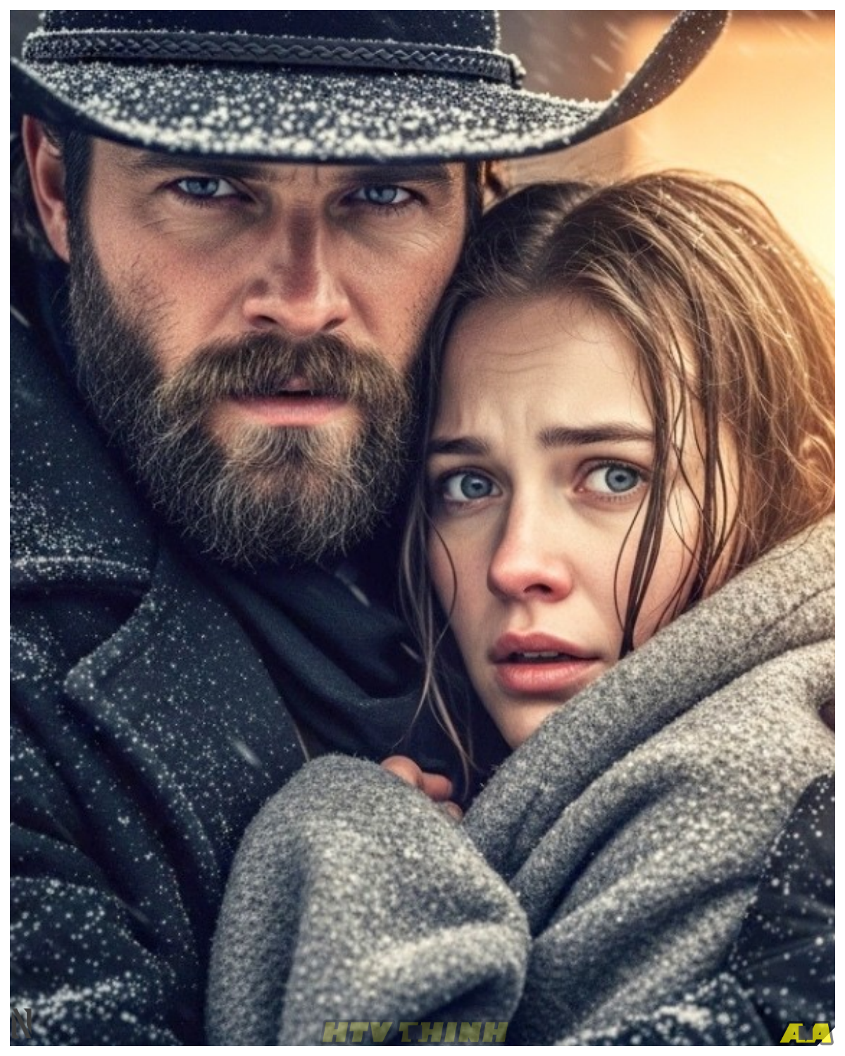 Trapped in a Blizzard — The New Teacher Accepted a Giant Cowboy’s Dangerous Offer