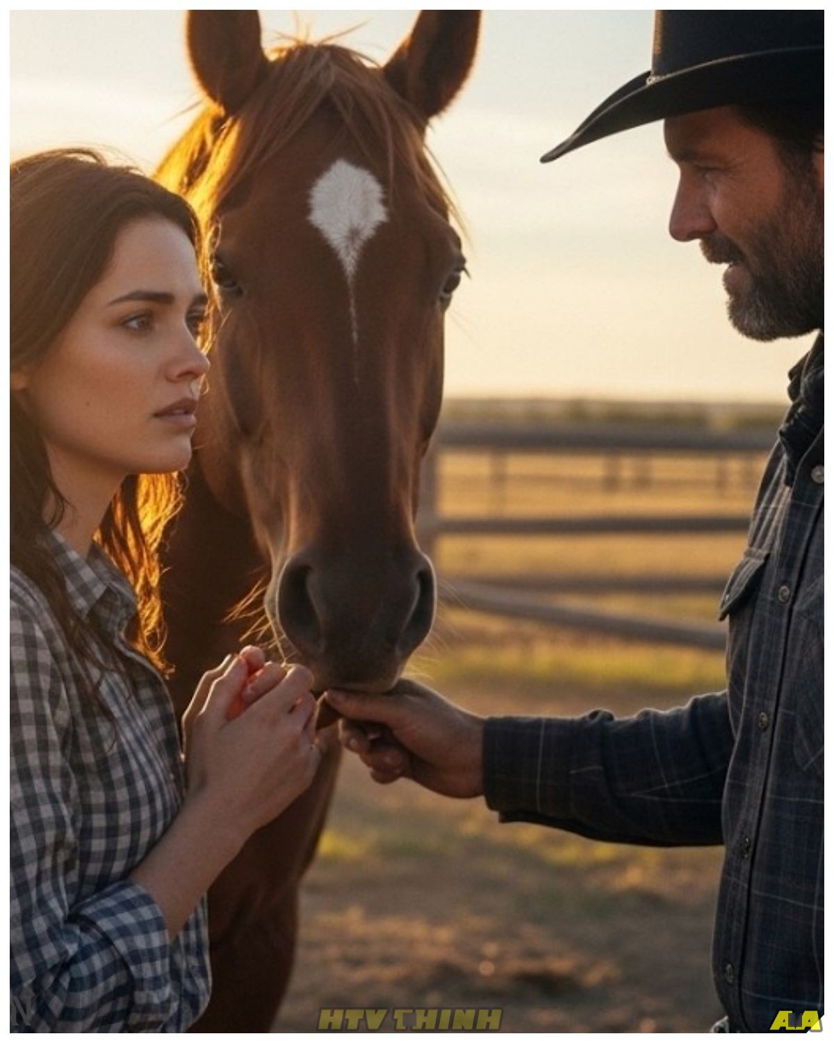 Terrified of Horses, She Trembled — Until a Cowboy Promised, “I’ll Teach You Gently”