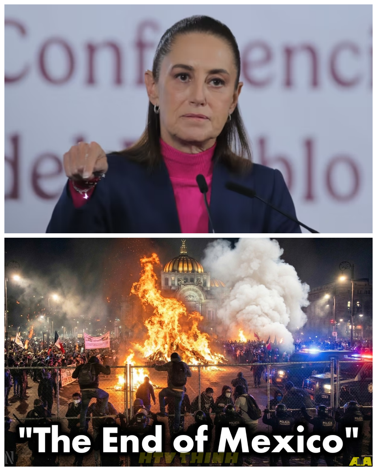 CARTELS “TAKE CONTROL” OF MEXICO? CHAOS CLAIMS EXPLODE AS Claudia Sheinbaum SCRAMBLES TO CALL WASHINGTON — BUT IS THIS A TOTAL COLLAPSE… OR A CRISIS BEING MAGNIFIED BEYOND RECOGNITION? What began as reports of escalating cartel violence has now been reframed into a narrative of nationwide takeover, with shocking images, conflicting accounts, and urgent political signals flooding the media, while officials insist the situation remains under control and analysts warn against oversimplification… yet the intensity of the story suggests something deeper, raising one chilling question — is this truly the breaking point, or a moment being amplified into something far more dramatic than the reality on the ground?