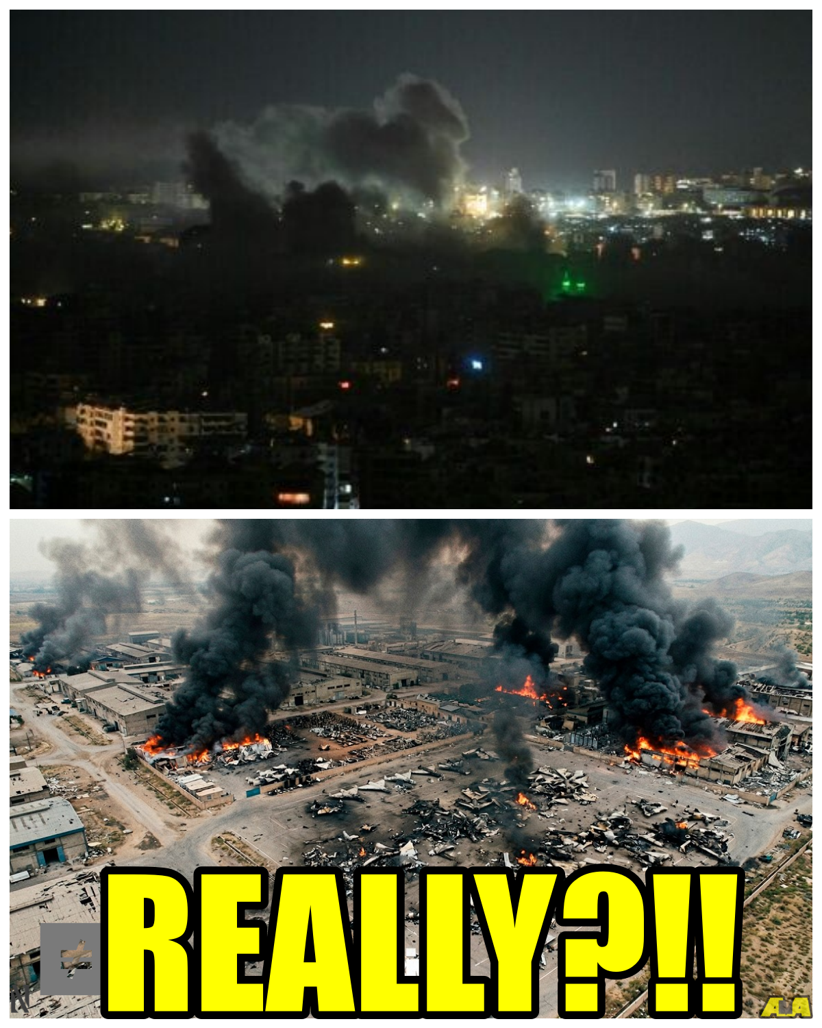 “KHARG ISLAND DESTROYED?” VIRAL FOOTAGE CLAIMS U.S.-ISRAELI BOMBERS WIPED OUT IRANIAN DEFENSES IN A FIERY STRIKE — BUT THE TRUTH MAY BE MORE VIRTUAL THAN VIOLENT What began as explosive visuals of precision airstrikes quickly ignited global panic, with claims of strategic infrastructure obliterated in minutes, while analysts point to simulation-level graphics and inconsistencies tied to Arma 3… yet the terrifying realism raises one chilling question — if fake war looks this real, how long before the world can’t tell the difference anymore?