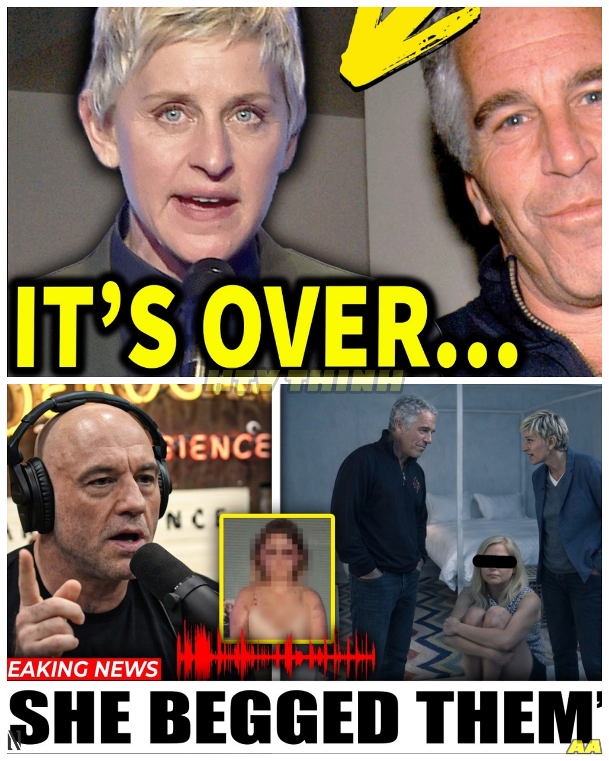 JOE ROGAN REACTS TO SHOCKING CLAIM ABOUT EPSTEIN SURVIVOR VOICEMAIL—WHY IS ELLEN DEGENERES SUDDENLY BEING DRAGGED INTO THE STORY? In a tense and eyebrow-raising discussion, Joe Rogan weighs in on viral claims about a supposed “last voicemail” from an Epstein survivor, as online chatter tries to connect the dots to Ellen DeGeneres, sending social media into a frenzy and building toward something far darker before cooler heads point out the gaps, the rumors, and the lack of verified links—so why did this narrative explode so fast, and what is actually real versus rumor in a story that refuses to die?