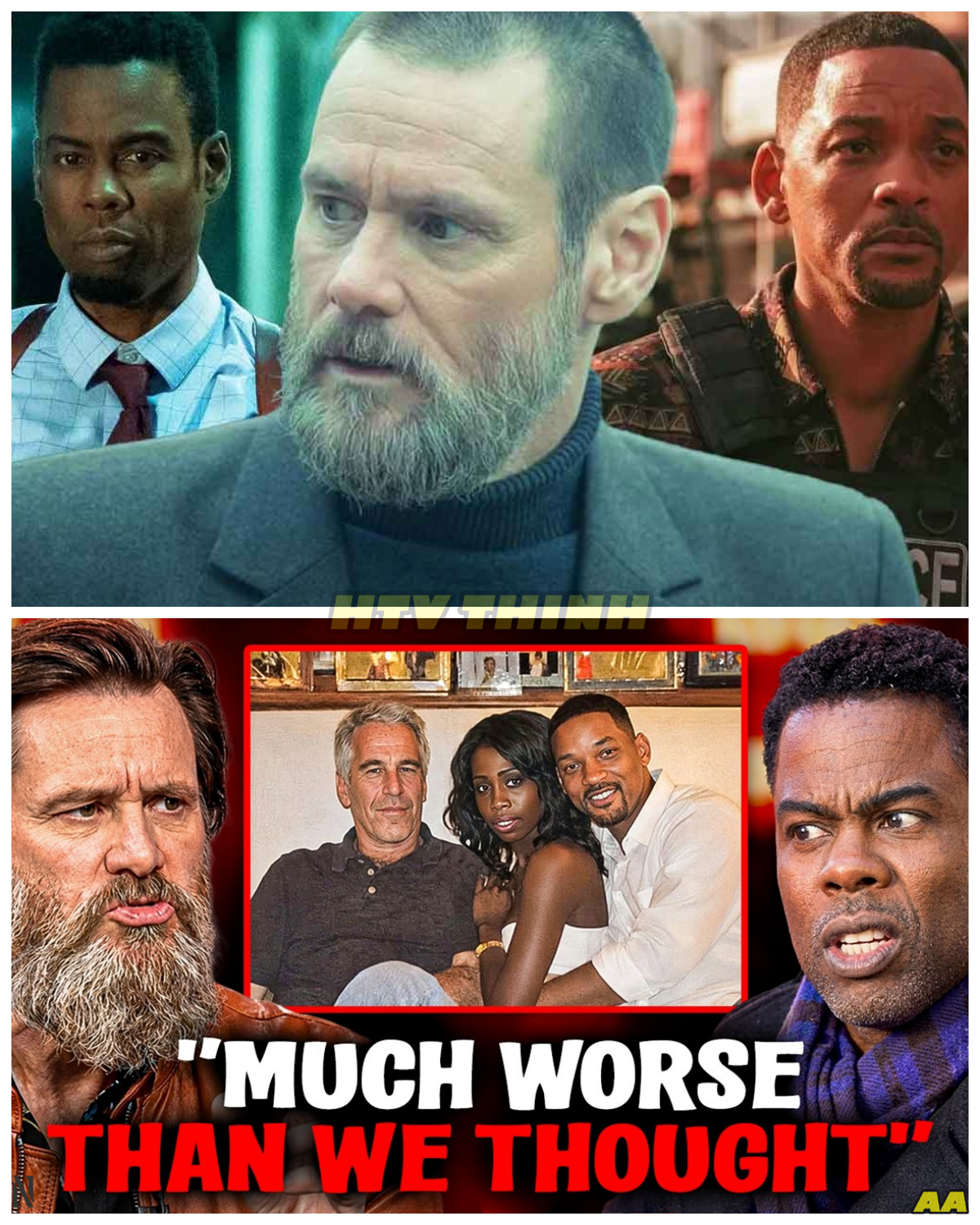 JIM CARREY AND CHRIS ROCK TEAM UP—BUT THE REAL STORY IS A WAVE OF CLAIMS LINKING WILL SMITH TO EPSTEIN THAT HAS HOLLYWOOD ON EDGE! In a headline-grabbing swirl of speculation, talk of Jim Carrey and Chris Rock “teaming up” collides with viral claims dragging Will Smith into Epstein-related chatter, pushing the narrative toward something explosive before reality steps in with a lack of verified links and a trail of unconfirmed posts, leaving audiences asking why this rumor ignited so quickly and who benefits when conjecture outpaces evidence in a story that refuses to settle?