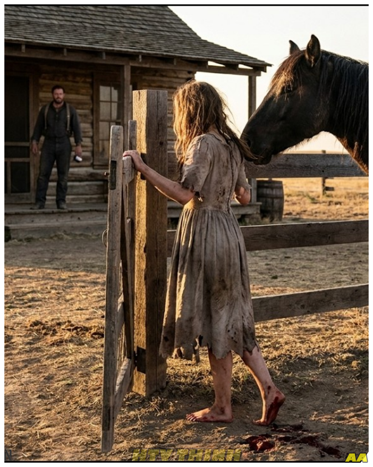 She Walked Into His Life Barefoot and Bleeding — His Wild Horse Walked Straight to Her