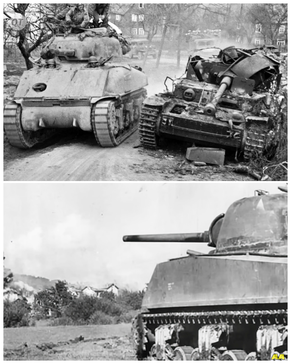 Germans Never Expected HVAP Rounds To Make 76mm Shermans Panther-Killers-ZZ
