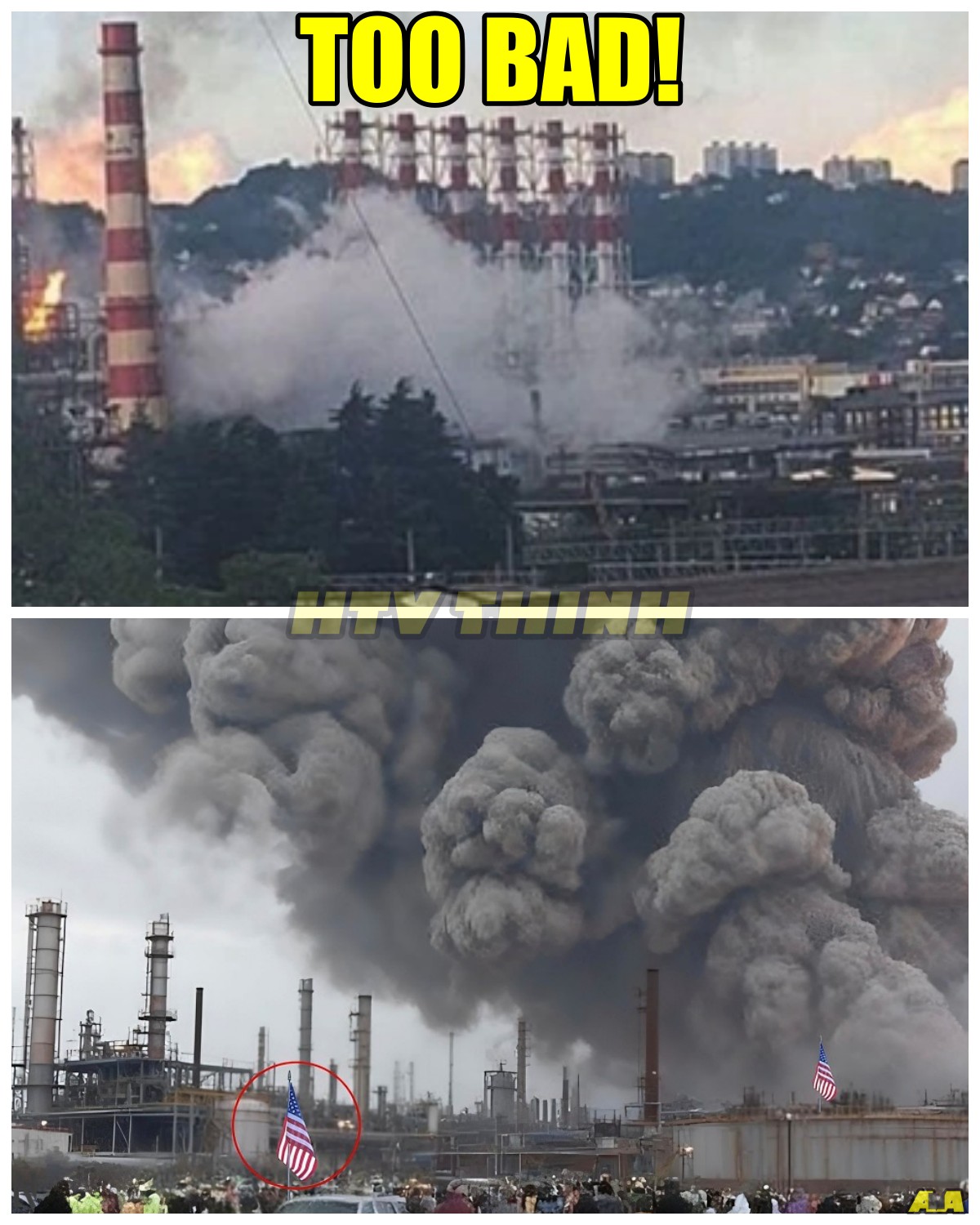 “TODAY! U.S. BIGGEST OIL REFINERY VANISHES IN SECONDS! SKYLINES BLACKENED AS MILLIONS OF BARRELS JUST… GONE!” In the most surreal industrial catastrophe ever captured on camera, America’s largest oil refinery reportedly shattered and disappeared in mere seconds midday — eyewitnesses describe epic explosions, towering black smoke, and then a haunting emptiness where billions of pounds of infrastructure once stood, leaving energy markets in total shock and the world asking: what on earth happened here?!