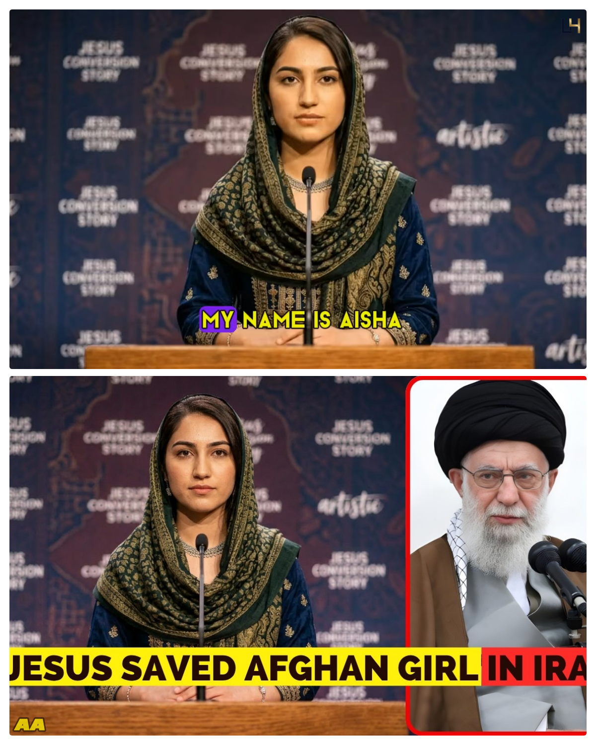 Ali Khamenei’s Afghan Maid Aisha Goes Viral For Her Testimony: “Jesus is Appearing in Mashhad, Iran”