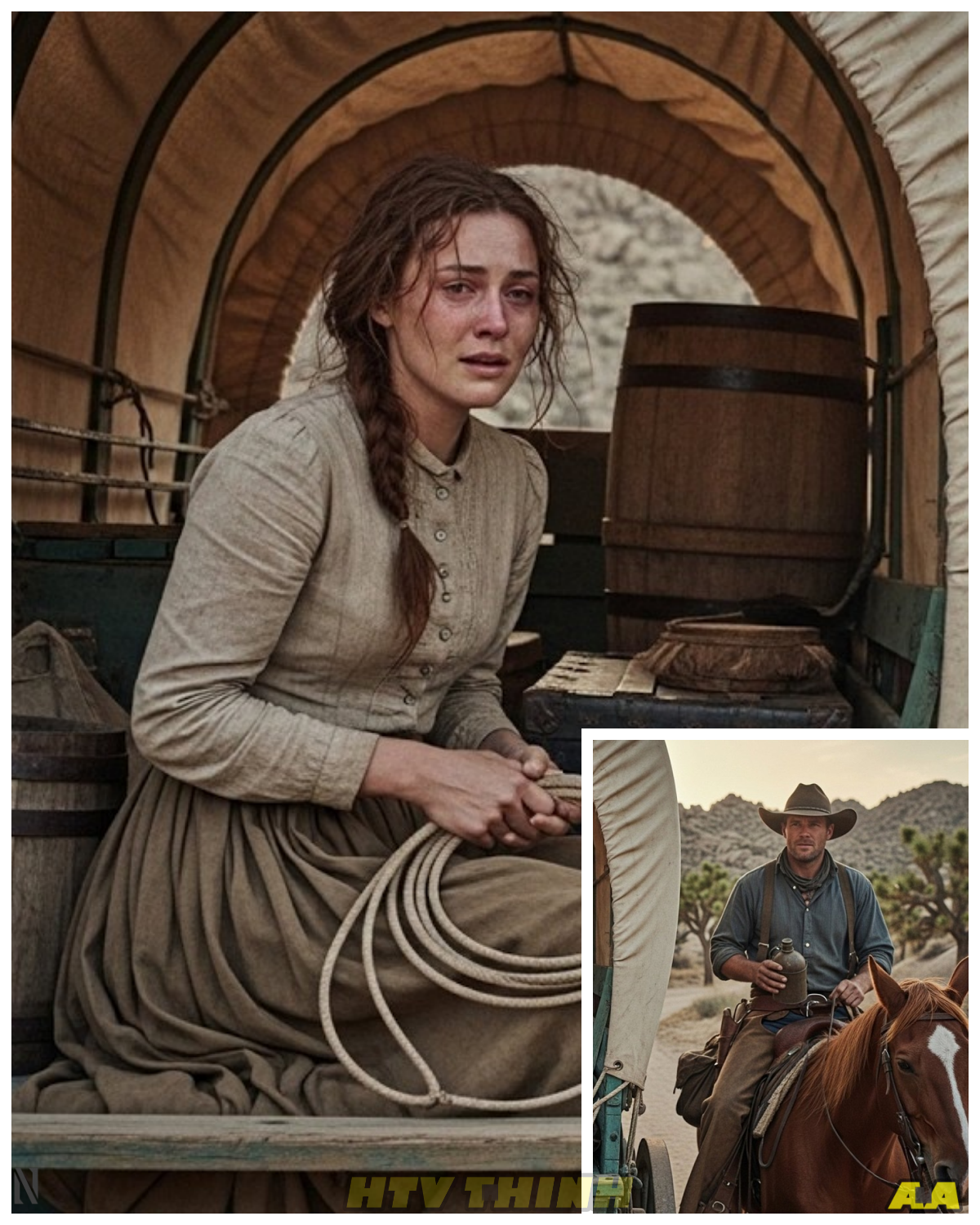 Her Wagon Was Empty Except For Her Tears, The Cowboy Filled It With Hope And Rode Beside Her