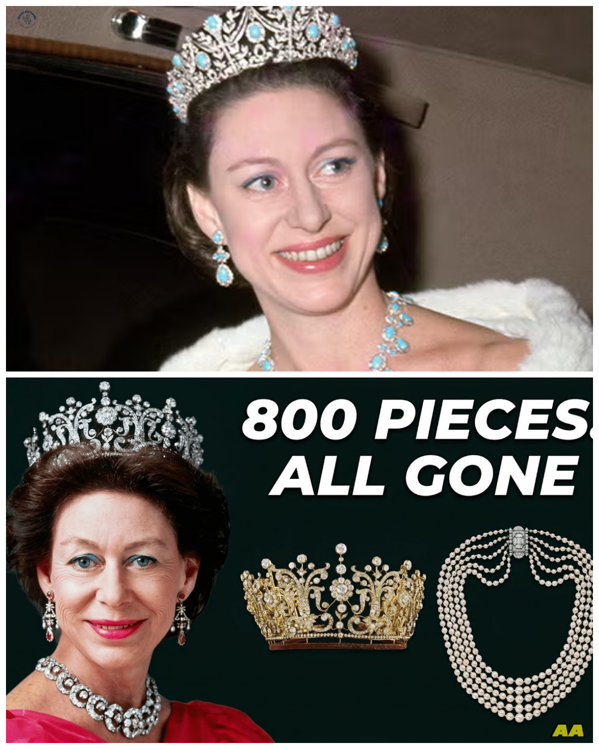 “The Shocking Truth About Princess Margaret’s Missing Jewels: Where Did They Go?” In a scandalous revelation that has left royal watchers gasping, the mystery surrounding Princess Margaret’s missing jewels is deeper than anyone could have imagined; insiders are already saying, “Looks like the crown jewels aren’t the only ones with a disappearing act!” as whispers of theft, betrayal, and hidden treasures swirl in the air. What really happened to these priceless gems, and how did they vanish from royal hands? The drama surrounding this royal mystery is just beginning to unfold, and everyone wants to know the truth!