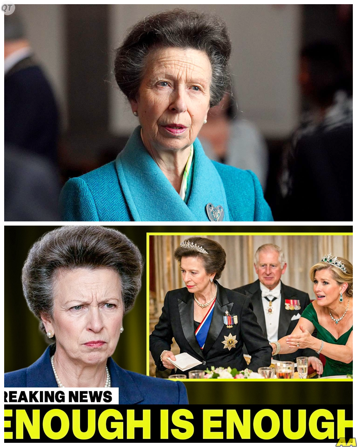 ROYAL DINNER DRAMA ERUPTS As Princess Anne Allegedly Storms Out Declaring “Enough” Over Sophie’s Supposed Manipulation Leaving Guests Frozen In Shock -KK What was meant to be an evening of elegance and diplomacy reportedly took a stunning turn when Princess Anne abruptly rose from her seat, her composure cracking just enough to send a ripple of tension across the room. Witnesses claim her sharp remark about Sophie cut through the polite atmosphere like a blade, leaving guests exchanging uneasy glances. “No one expected that… not tonight,” one insider whispered as the mood shifted instantly. The full story is in the comments below.