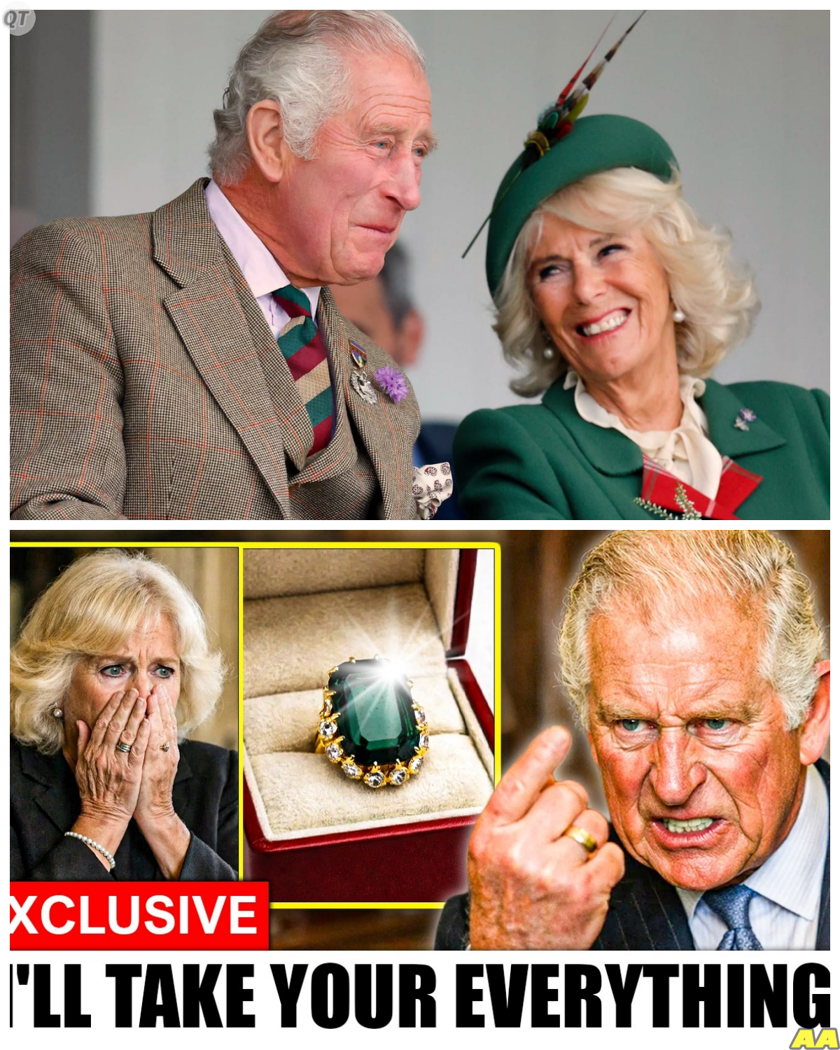ROYAL ULTIMATUM SHOCKER As King Charles Allegedly Issues Final Command To Camilla Over Queen’s Jewelry Leaving Palace Circles In Absolute Turmoil -KK What was once whispered behind closed doors has now exploded into a confrontation few believed possible, as claims surface that King Charles delivered a firm and deeply personal demand to Camilla regarding his mother’s treasured jewelry. The emotional weight of the request has reportedly sent shockwaves through the inner circle, with tensions rising fast. “This wasn’t just about jewels… it was about legacy,” one insider revealed in a hushed tone. The full story is in the comments below.