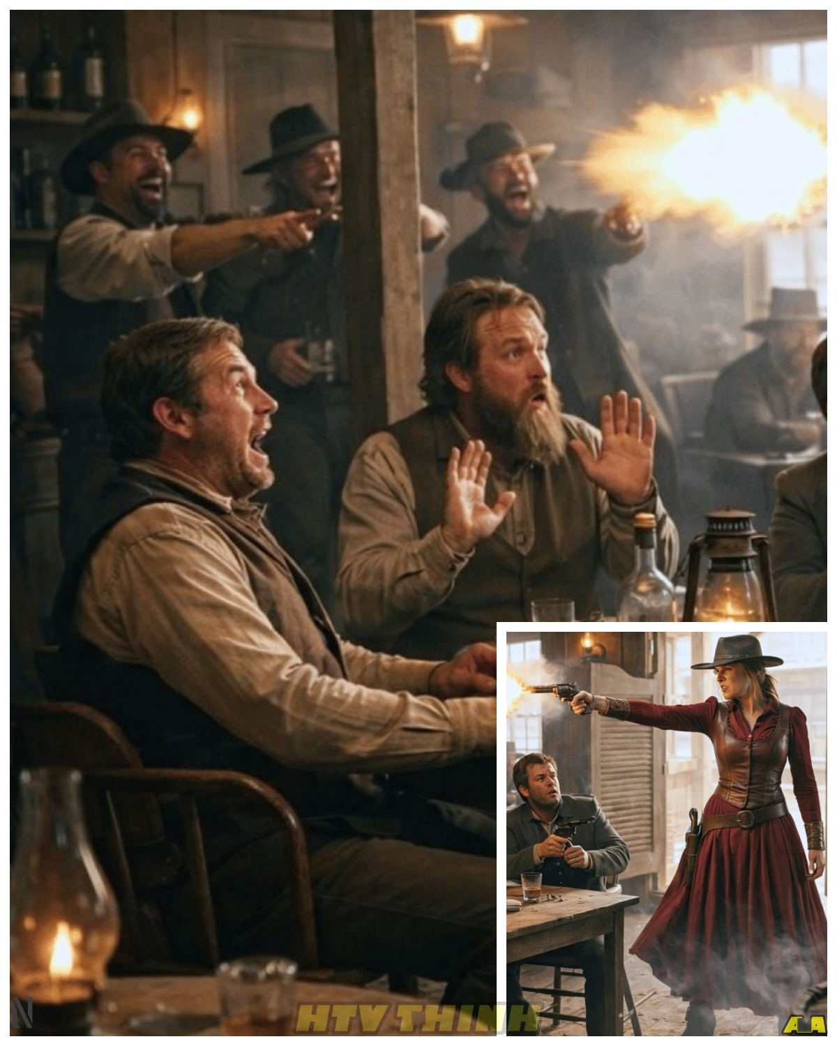 Outlaws Laughed When the Stranger Rode Into the Saloon Until He Said, “Who Took My Daughter’s Life?