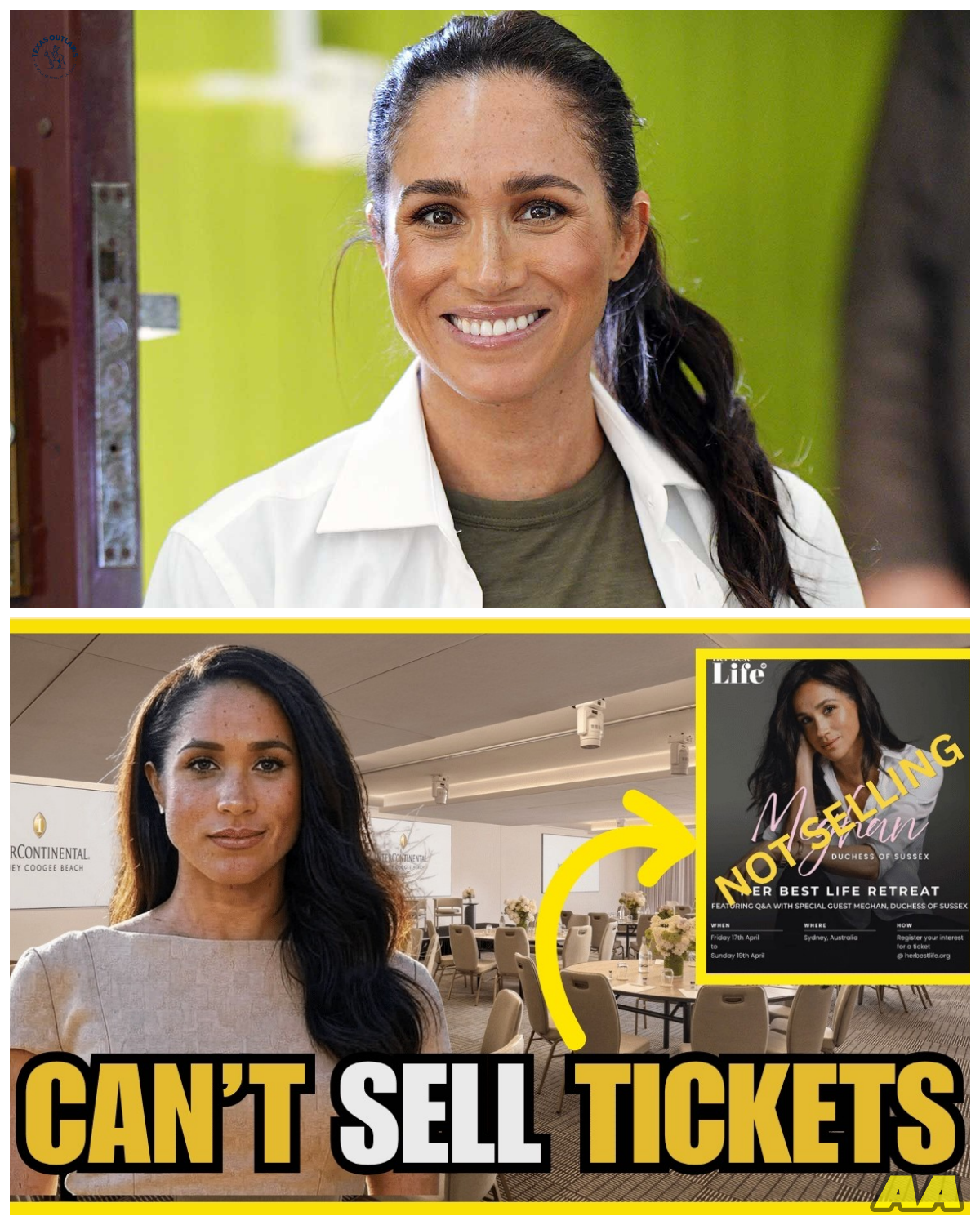 “Is Meghan Markle Faking Security Concerns to Bail on Her Flop Women’s Retreat?” In a shocking twist that has left fans and critics alike gasping, rumors are swirling that Meghan Markle may be using “fake security concerns” as a convenient excuse to cancel her poorly sold women’s retreat, raising eyebrows and questions about her true intentions! “Maybe she realized that no one wants to hear her life advice after all!” a cheeky insider quipped, suggesting that the retreat’s lackluster ticket sales could be behind this sudden shift. As whispers of deception grow louder, the implications could expose the lengths Meghan is willing to go to protect her image, revealing the emotional turmoil beneath her glamorous facade. Get ready for a scandal that promises to unveil the truth behind the retreat debacle!